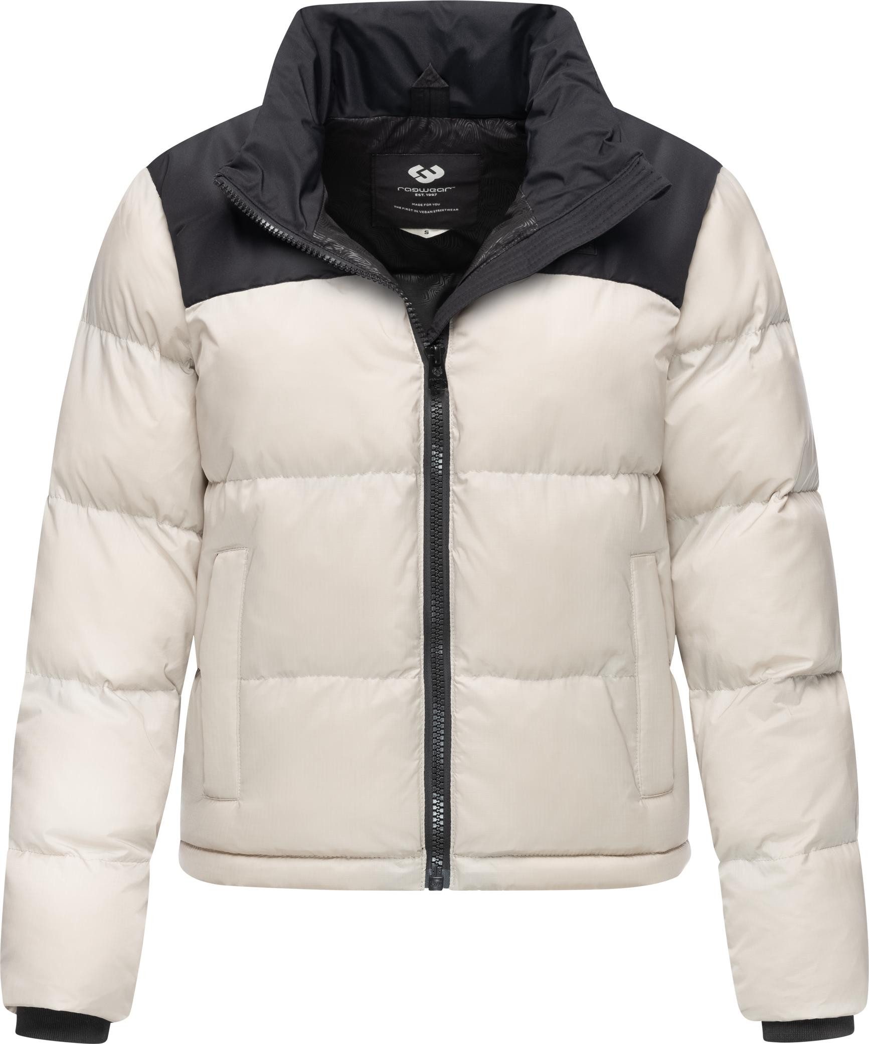 Ragwear Steppjacke Serah stylische Damen Winterjacke im Colourblocking-Desi günstig online kaufen