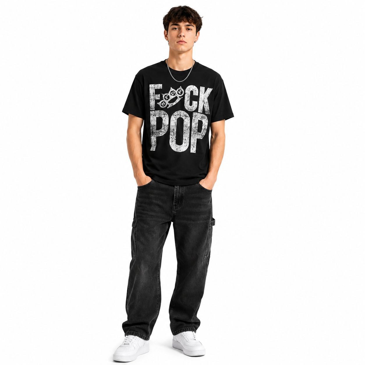 Bravado Print-Shirt Five Finger Death Punch Herren T-Shirt Schwarz Vintage Front & Back Band Shirt FFDP Tour Konzert