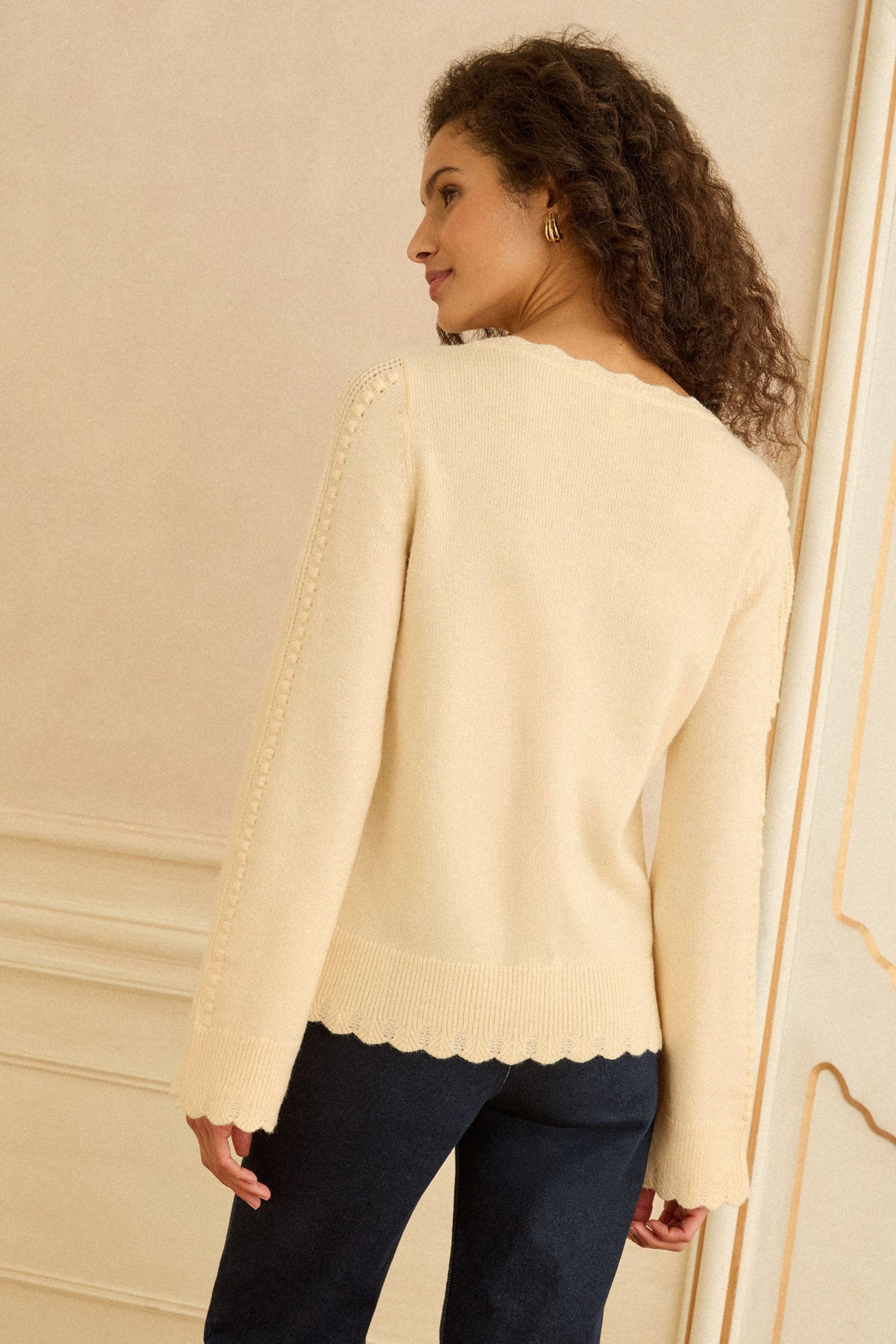 Love & Roses Strickpullover Love & Roses Pullover mit Noppenmuster, Regular günstig online kaufen