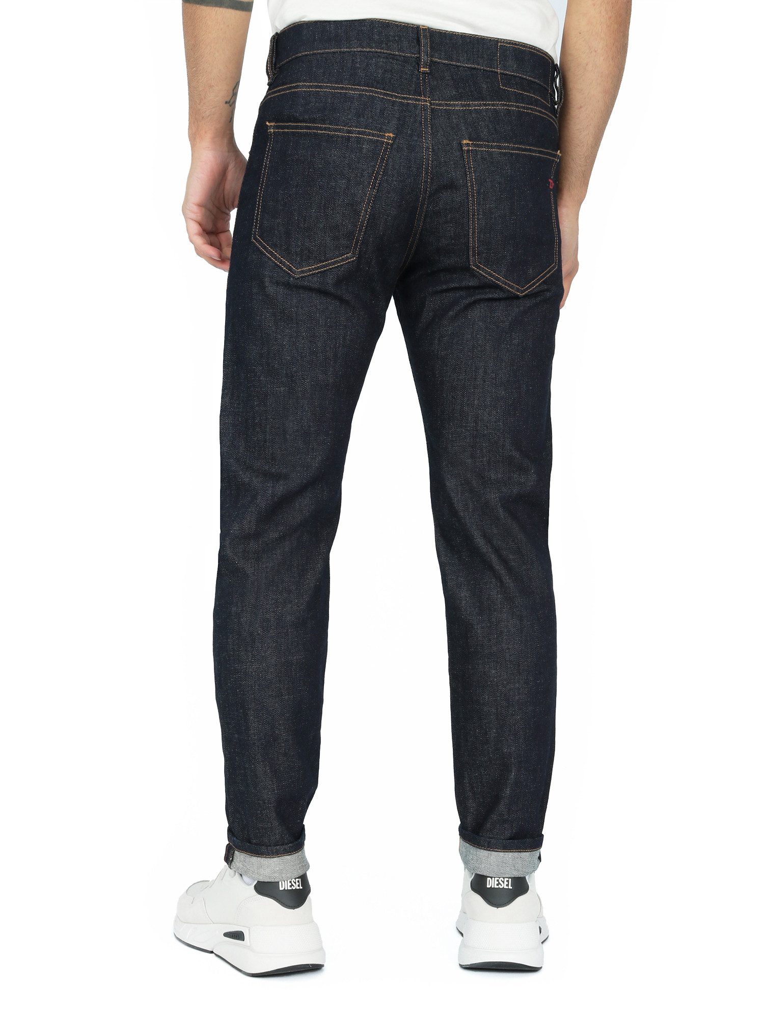 Diesel Slim-fit-Jeans Rinse Washed Indigoblau - 2019 D-Strukt Z9B89 günstig online kaufen