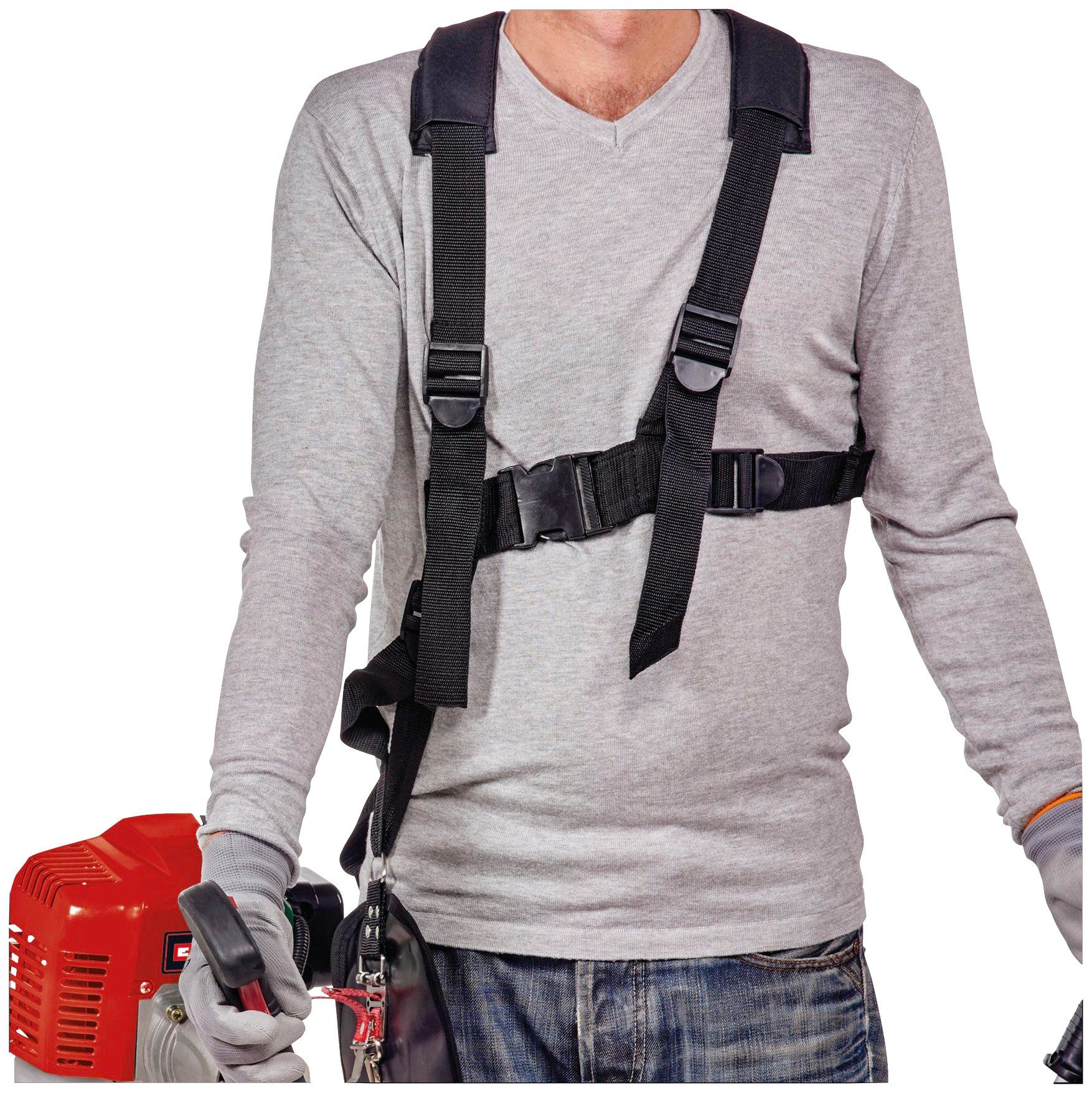 Einhell Benzin-Motorsense GC-BC 52 I AS, 25,5 cm Arbeitsbreite Messer, 42 cm Arbeitsbreite Faden