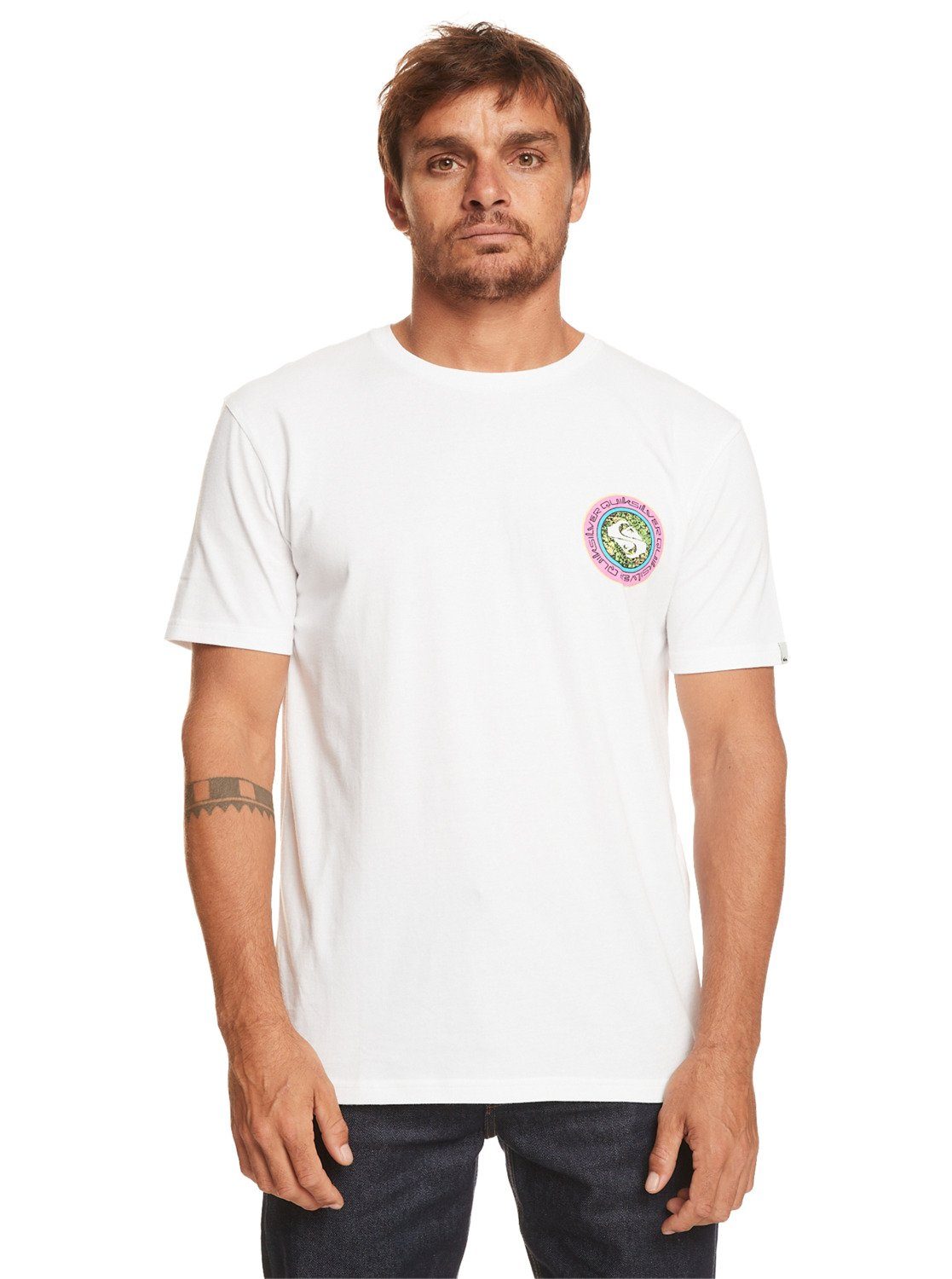 Quiksilver T-Shirt Omni Circle White