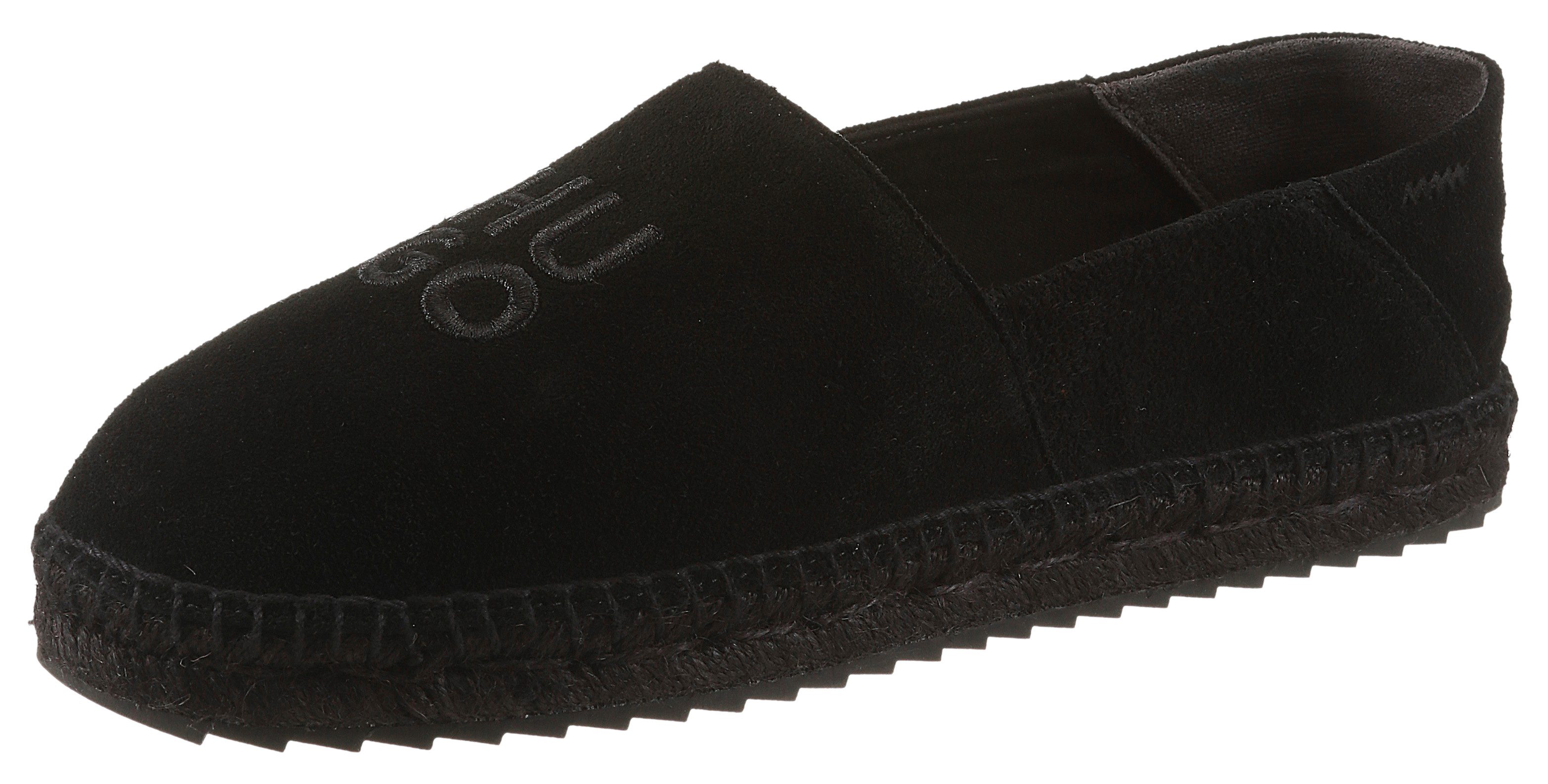 HUGO Slipper Sommerschuh, Schlupfschuh, Espadrilles im Mokassin-Style