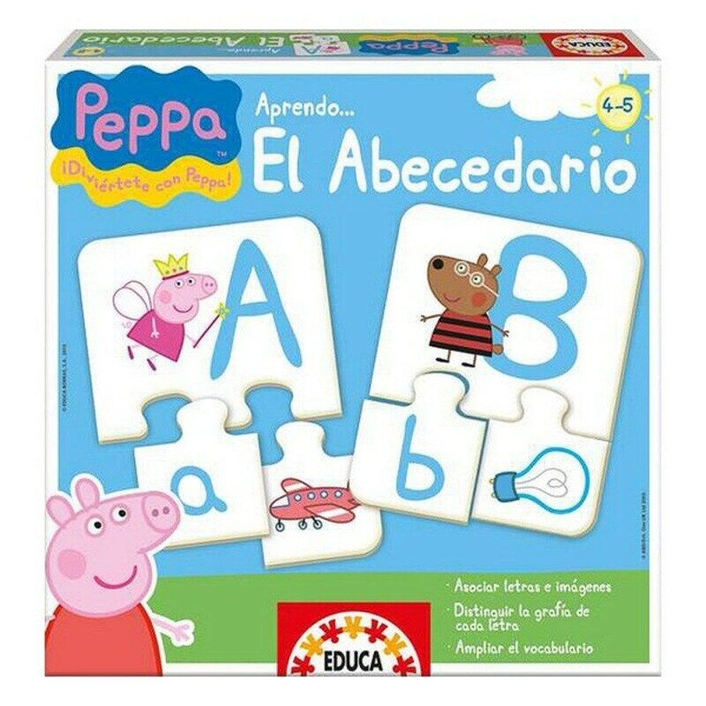 Educa Lernspielzeug Educa Lernspiel El Abecedario Peppa Pig (ES)