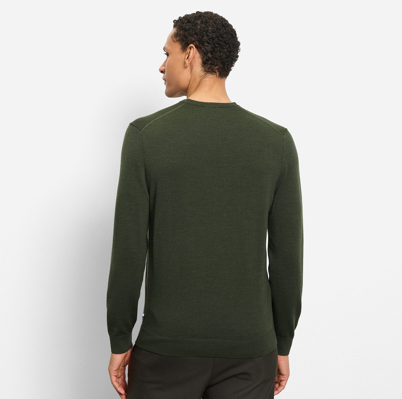 V-Ausschnitt-Pullover OLYMP Strick Casual