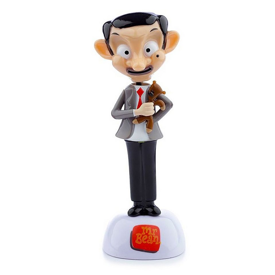 Puckator Actionfigur Mr. Bean mit Teddy Solar Wackelfigur