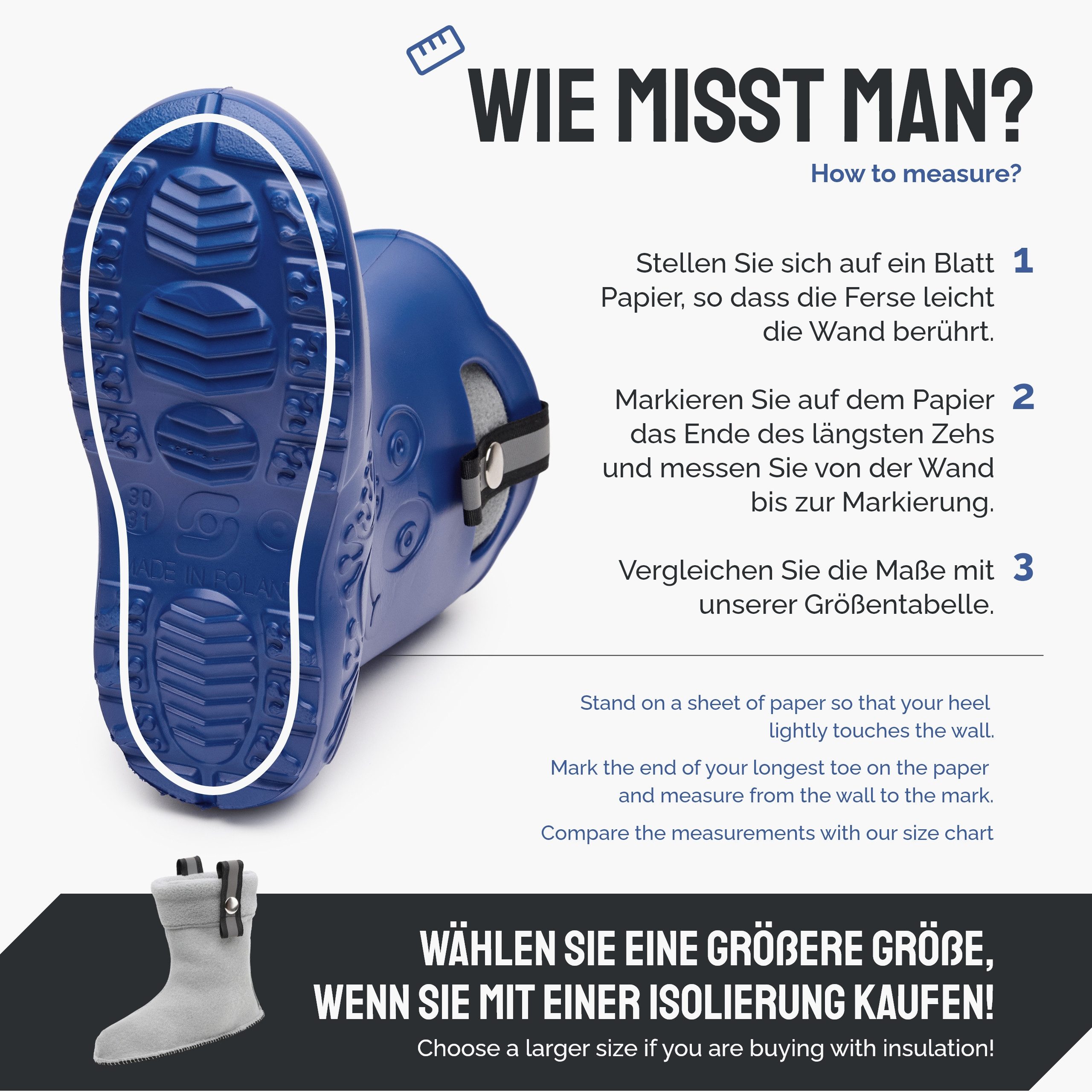 Ladeheid Kinder Federleichte Gummistiefel Thermo mit Fütterung LA-CA-Frog245 Gummistiefel