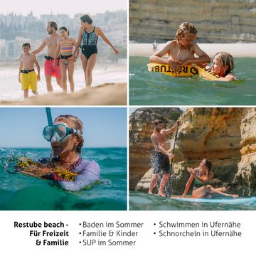 Restube Wasser-Airbag Beach, aufblasbare Schwimmboje für Schwimmen & Schnorcheln, wiederverwendbar