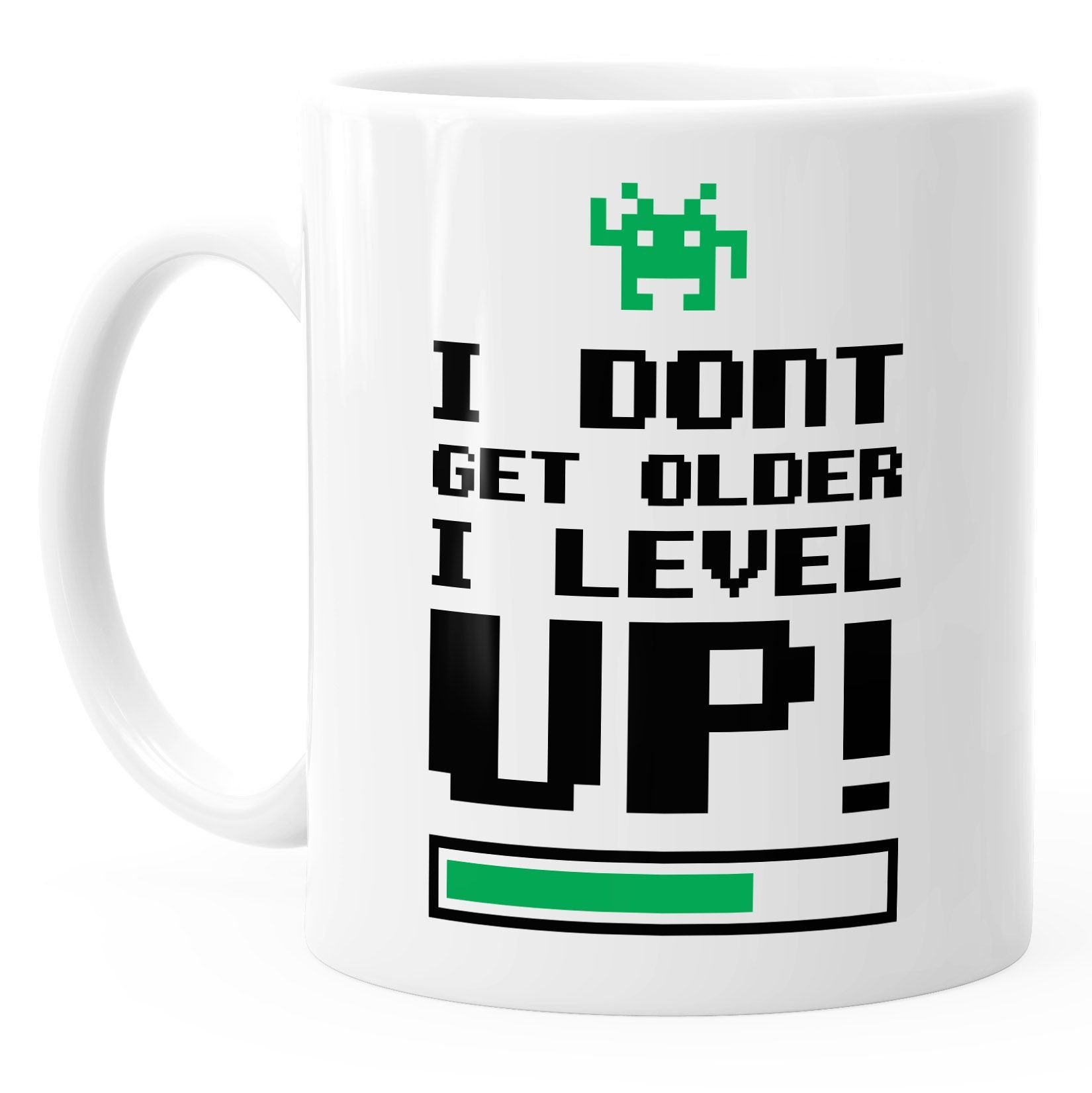 MoonWorks Tasse Kaffeetasse I dont get older I level up Gamer Spruchtasse Geburtstagstasse MoonWorks®, Keramik