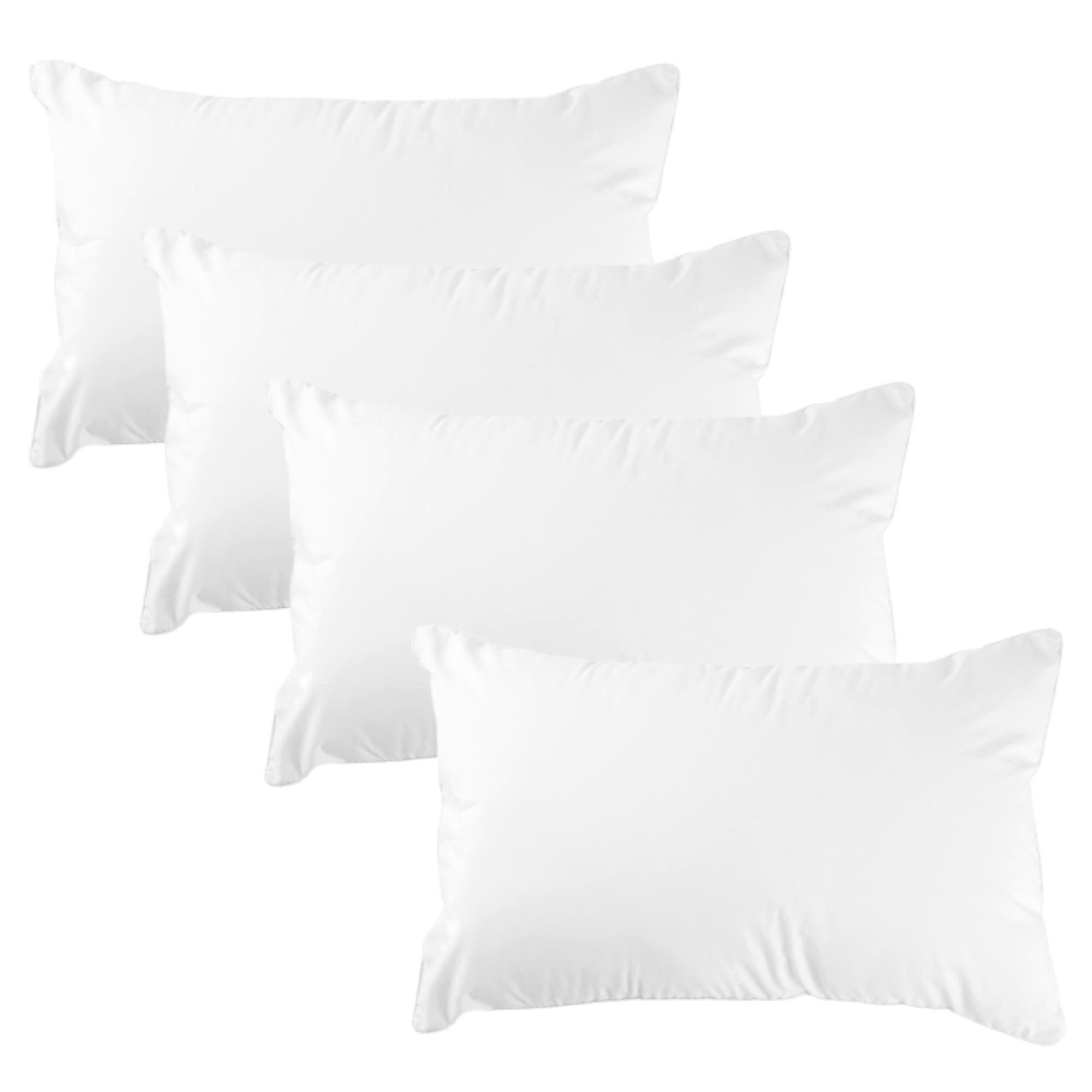 Amazinggirl Sofakissen Kopfkissen 4er Set 30 x 50 cm Steppkissen Mikrofaser - Kissen