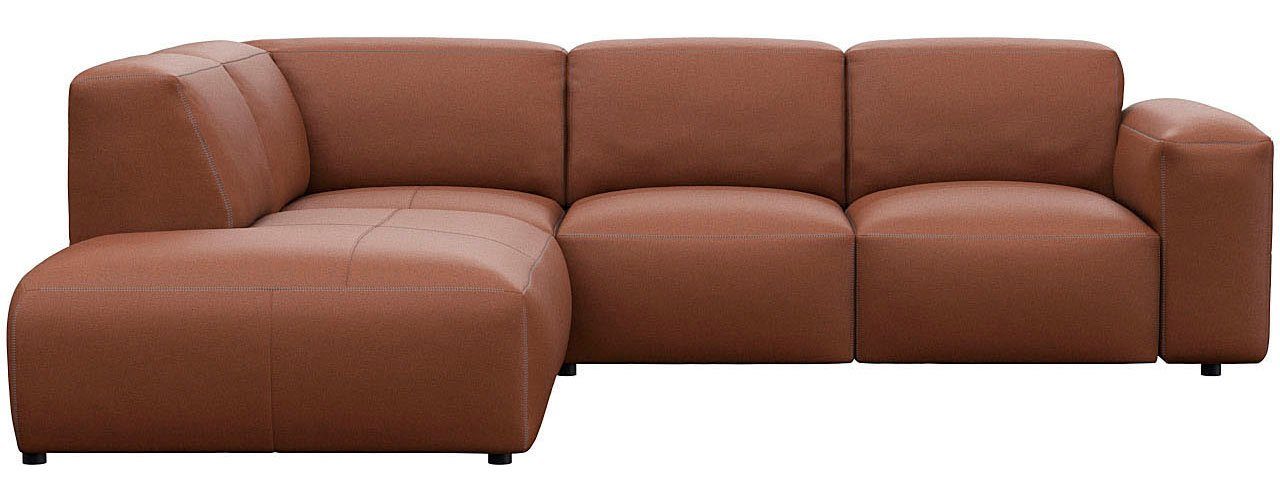 FLEXLUX Ecksofa Lucera, super bequem durch hochwertigen Sitzaufbau mit Kaltschaum, modern & anschmiegsam, L-Form, Designsofa