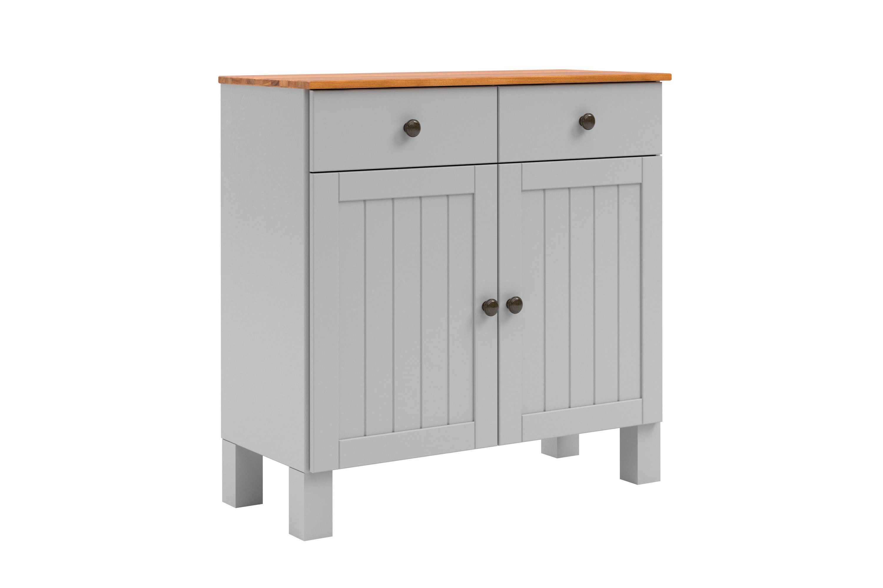 Home affaire Anrichte Alby2, Mit 2 Двері, 2 Schubkästen und Metallgriffe, Breite 85 cm