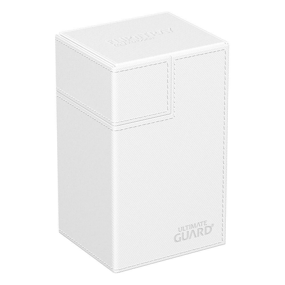Ultimate Guard Sammelkarte Flip`n`Tray 80+ Monocolor XenoSkin™ - Weiß