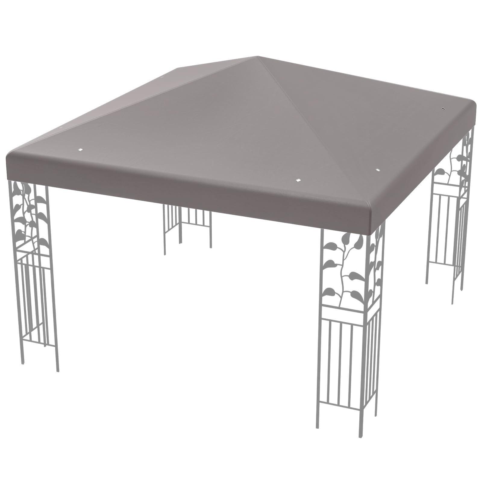 COSTWAY Pavillon-Ersatzdach 3x3m, mit Ablauflöchern & günstig online kaufen