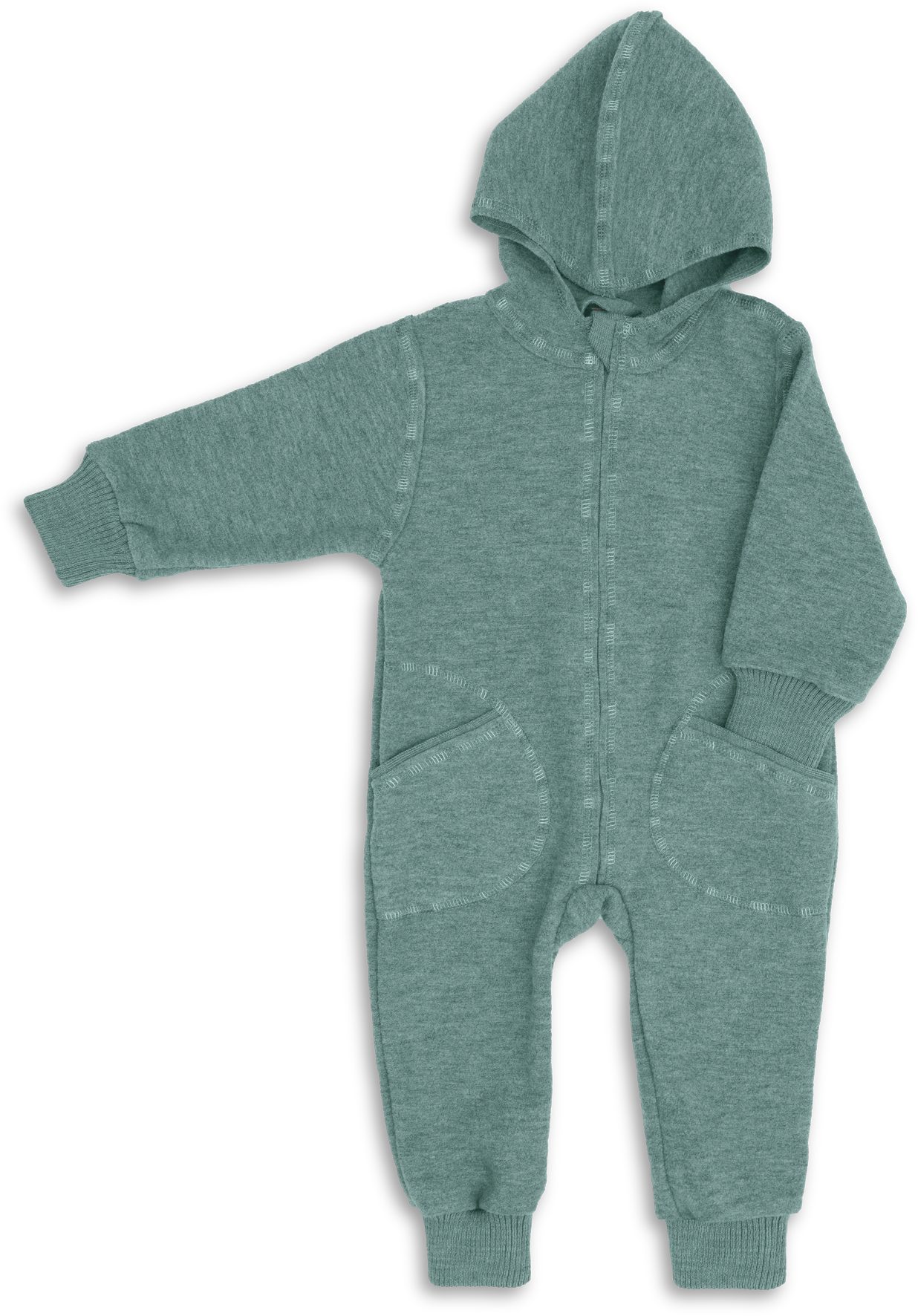 Engel Naturkleidung Overall mit Kapuze, Walk