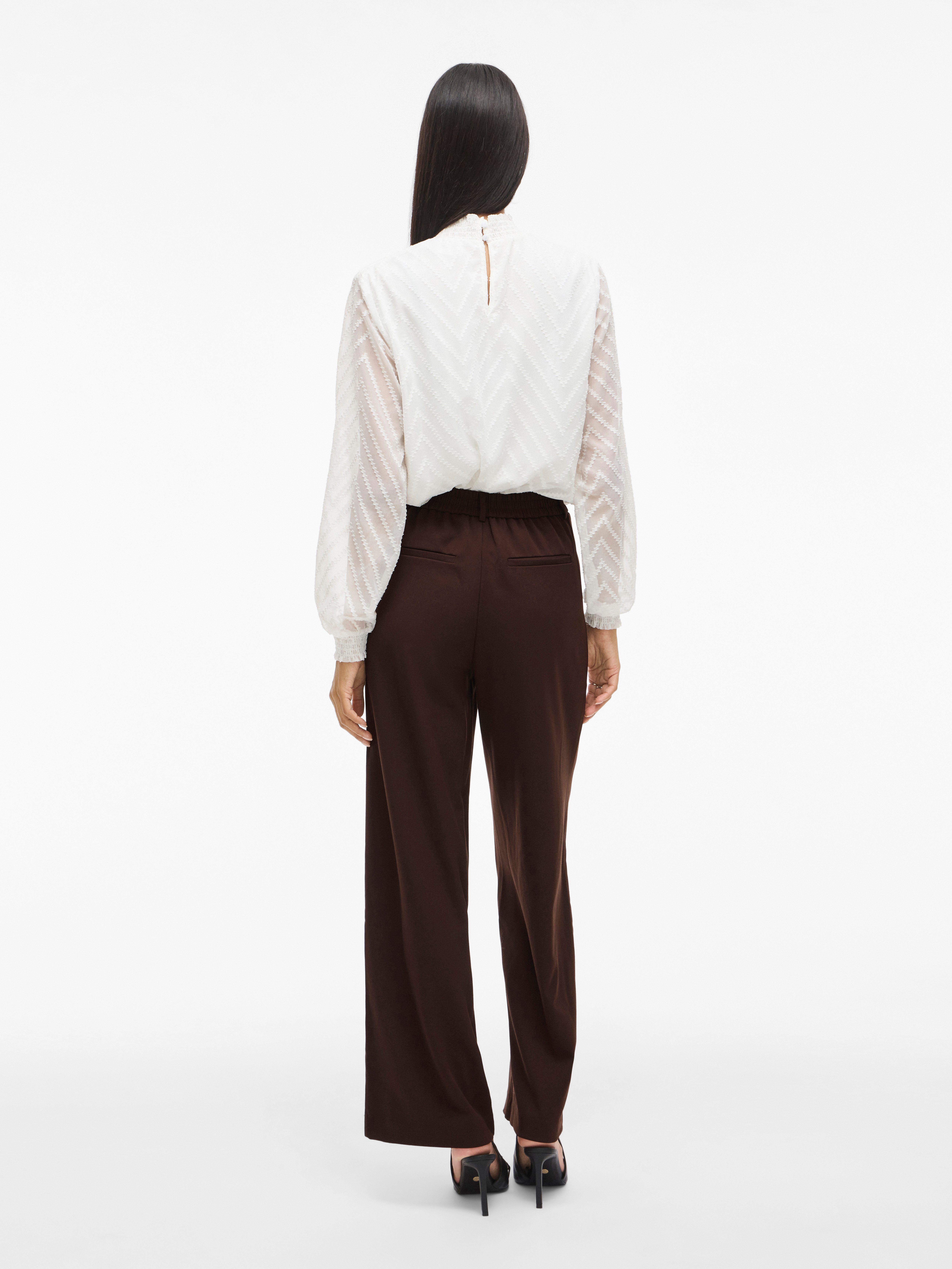 Vila Anzughose VIVARONE HW WIDE PANT - NOOS Materialmix, slim fit – Bild 5 von 5