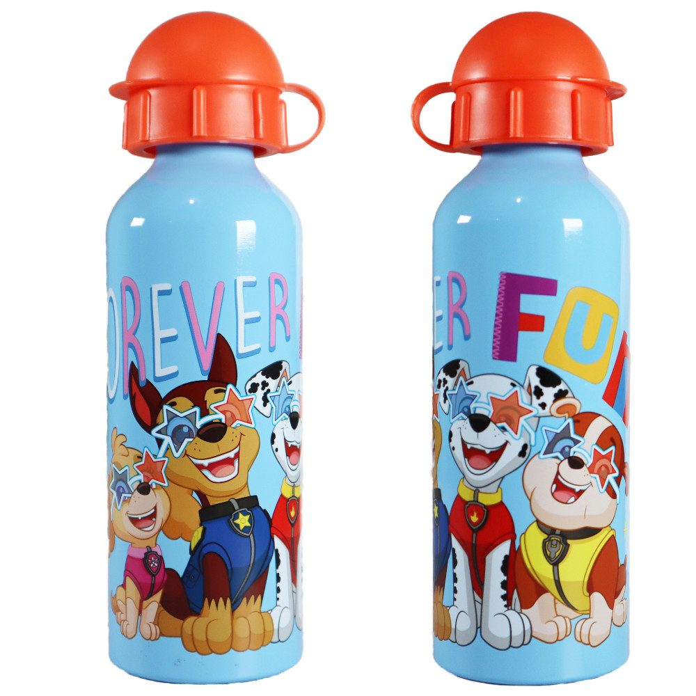 PAW PATROL Trinkflasche Paw Patrol Kinder Aluminium Wasserflasche Flasche 520 ml