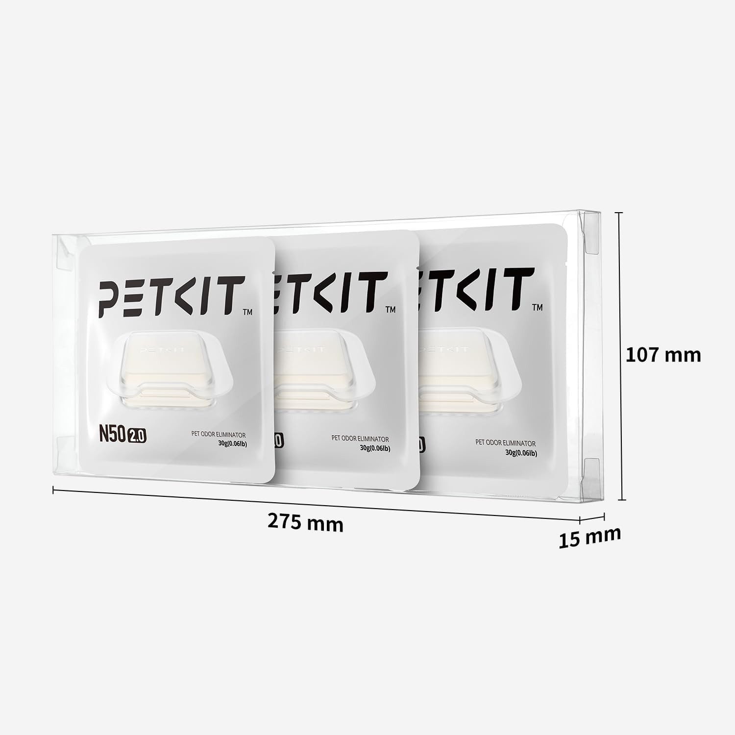 PETKIT Katzentoilette PETKIT Pet Odor Eliminator N50 2.0( 3pcs)