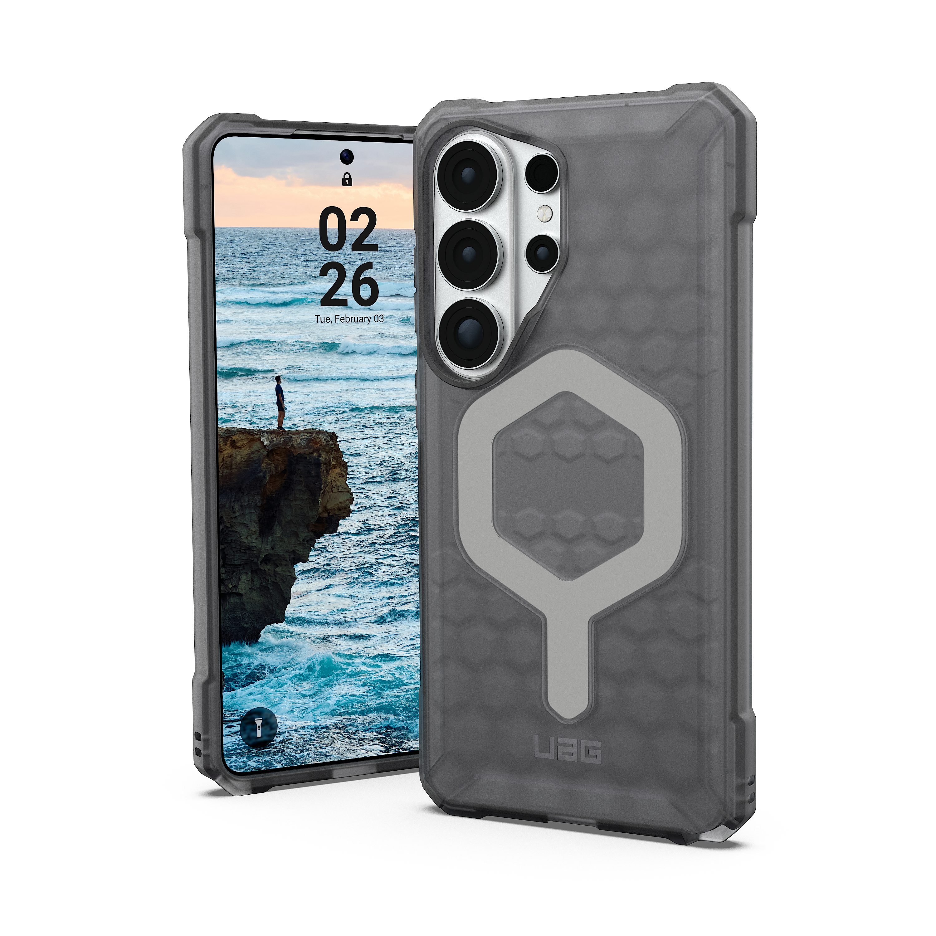 Urban Armor Gear Smartphone-Hülle Essential Armor - Samsung Galaxy S26 Ultra MagSafe Hülle, [MagSafe optimiert, Fallschutz nach Militärstandard]