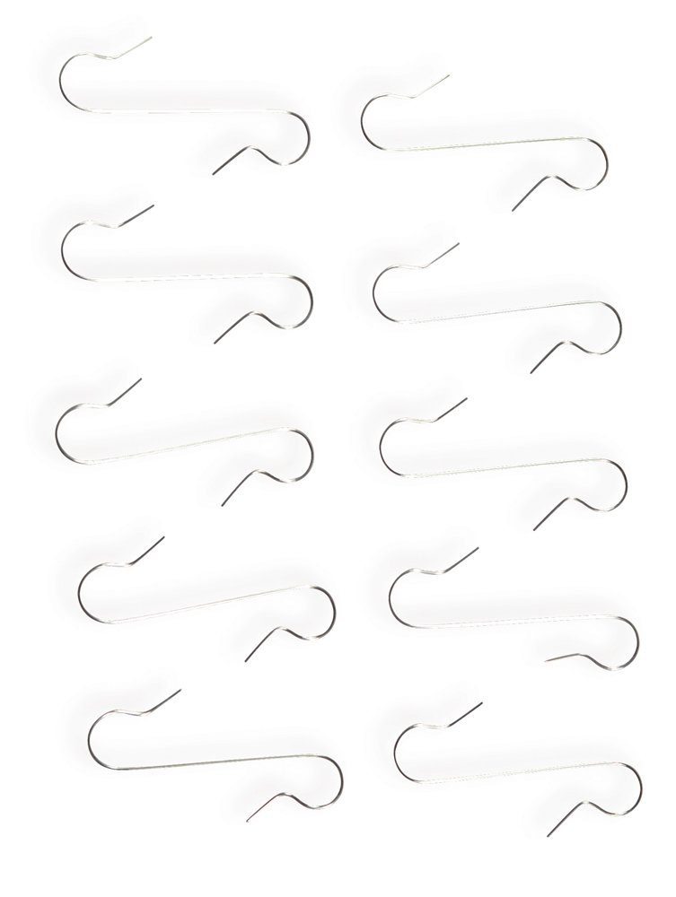 Christbaumschmuck Flux Plus Baumschmuck Kugelaufhänger 50 Stück - Gold / Silber