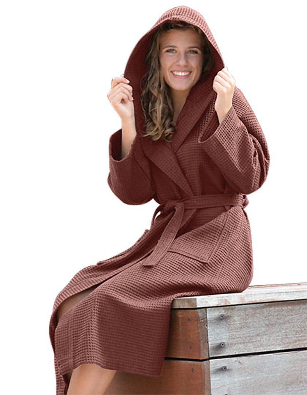 ARTG Bademantel Robezz® Waffle Bathrobe With Hood