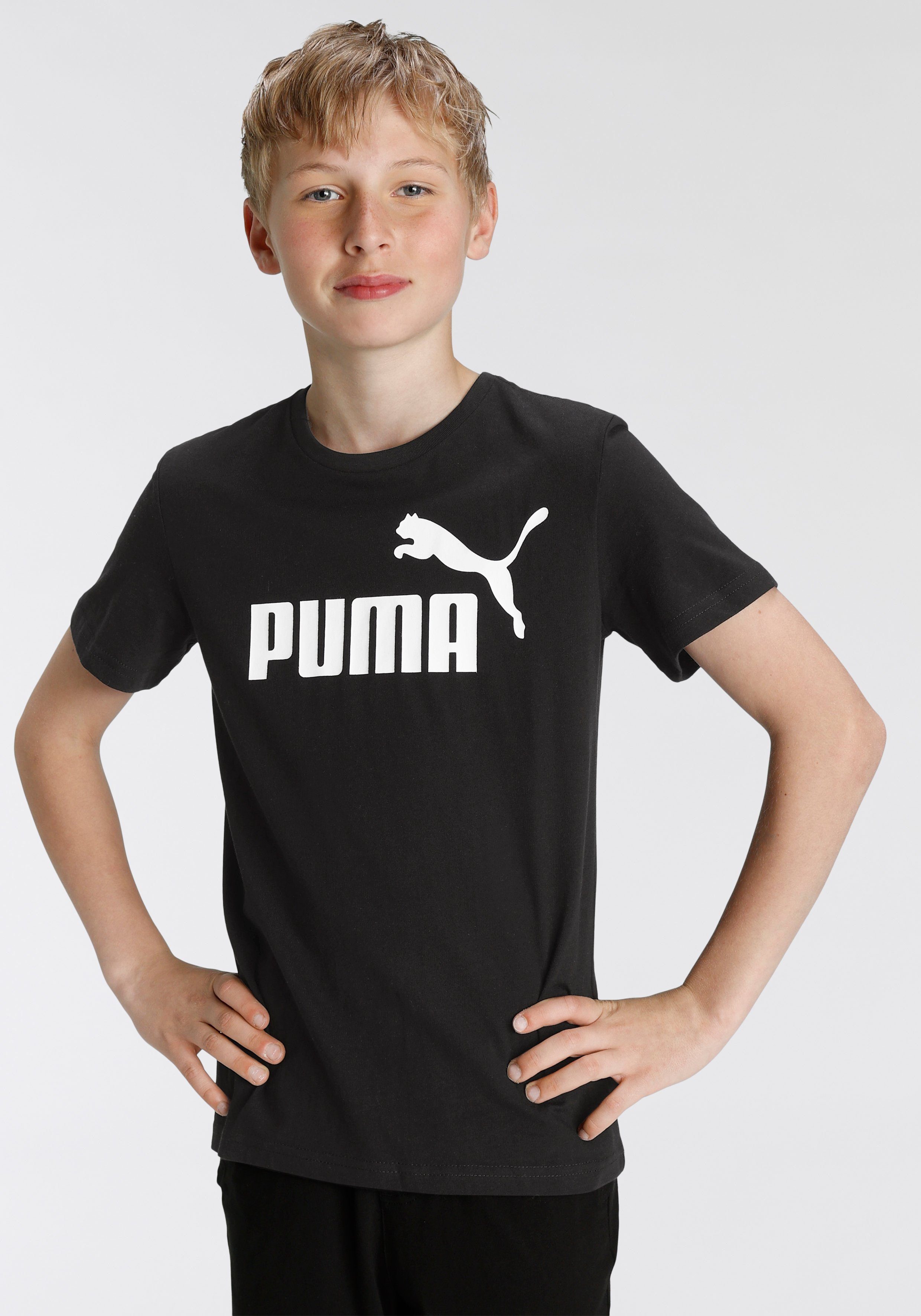 PUMA T-Shirt ESS Puma LOGO TEE B Black