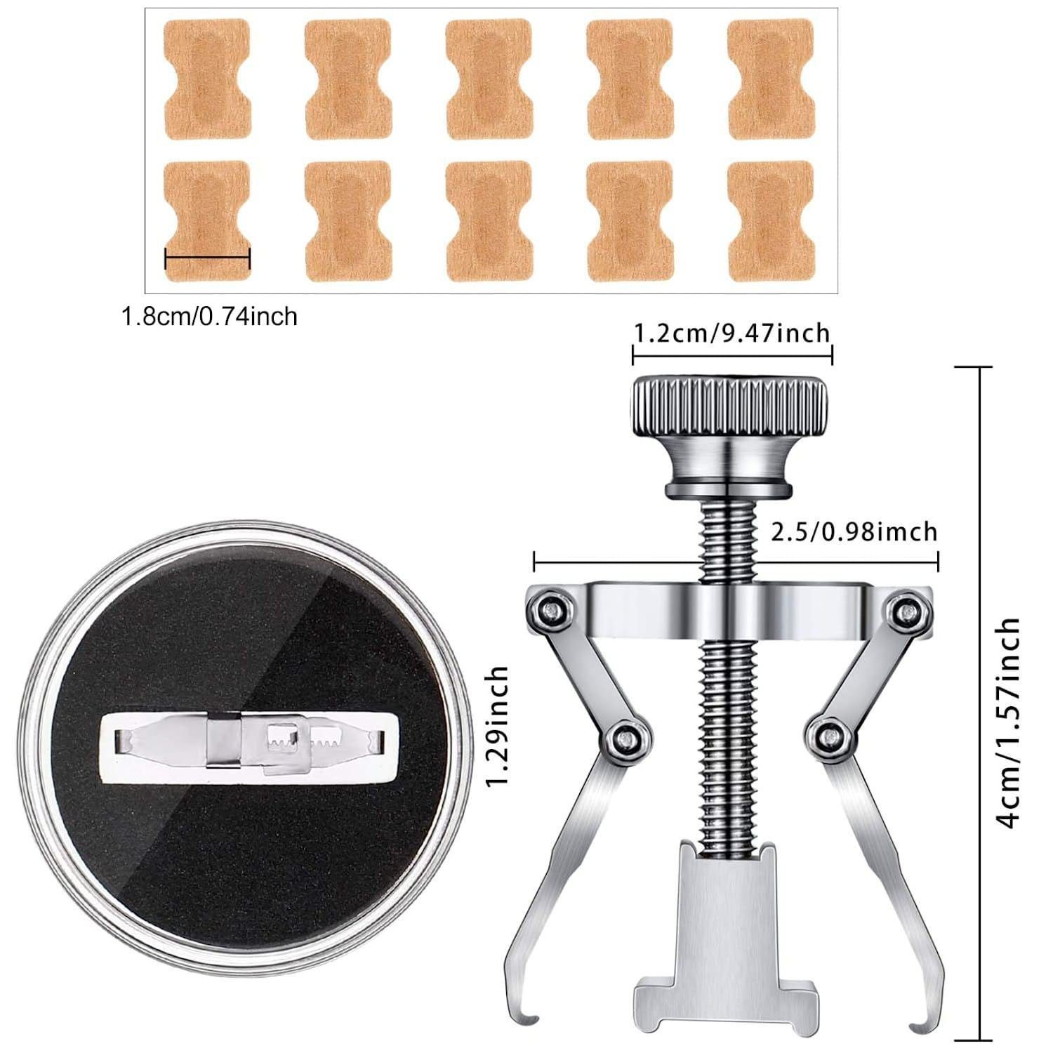 COOL-i ® Maniküre-Pediküre-Set 42-teiliges Eingewachsene-Zehennägel-Pflegeset, Nagelkorrektor & Hilfsmittel für schmerzfreie Fußpflege zu Hause