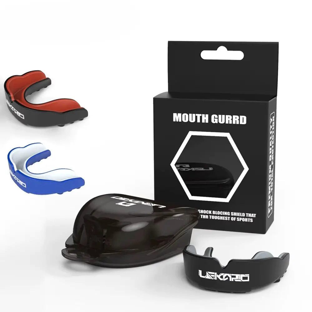 Sport-Knight® Zahnschutz Sport-Mundschutz Premium – Kampfsport Gel-Schutz, Anti-Schock, Unisex