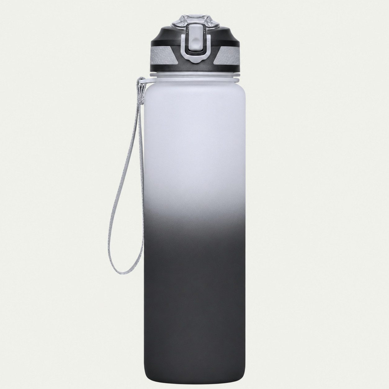 Botells Trinkflasche Sport Trinkflasche, Motivation, Wasserflasche + Strohhalm & Shakerball, Trinke während deiner Aktivität, leicht, auslaufsicher, motivierend