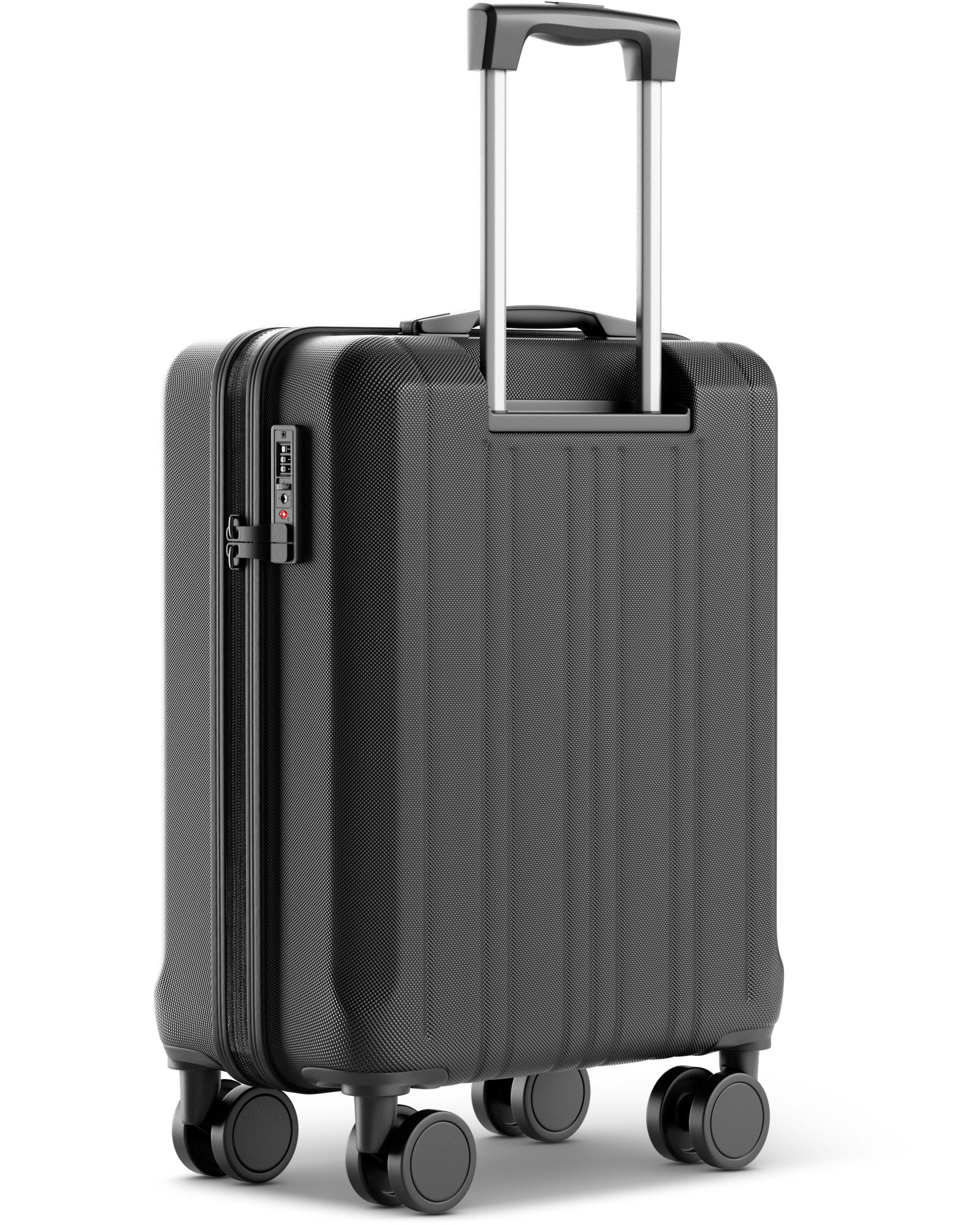 Wertes Koffer Handgepäck Koffer 55x40x20cm - 36L - TSA Schloss, 4 Rollen