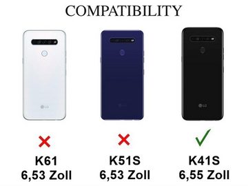 CoverKingz Handyhülle LG K41S Handyhülle Silikon Cover Handy Case Bumper Hülle Transparent