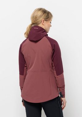 Jack Wolfskin Softshelljacke ALPSPITZE HOODY W