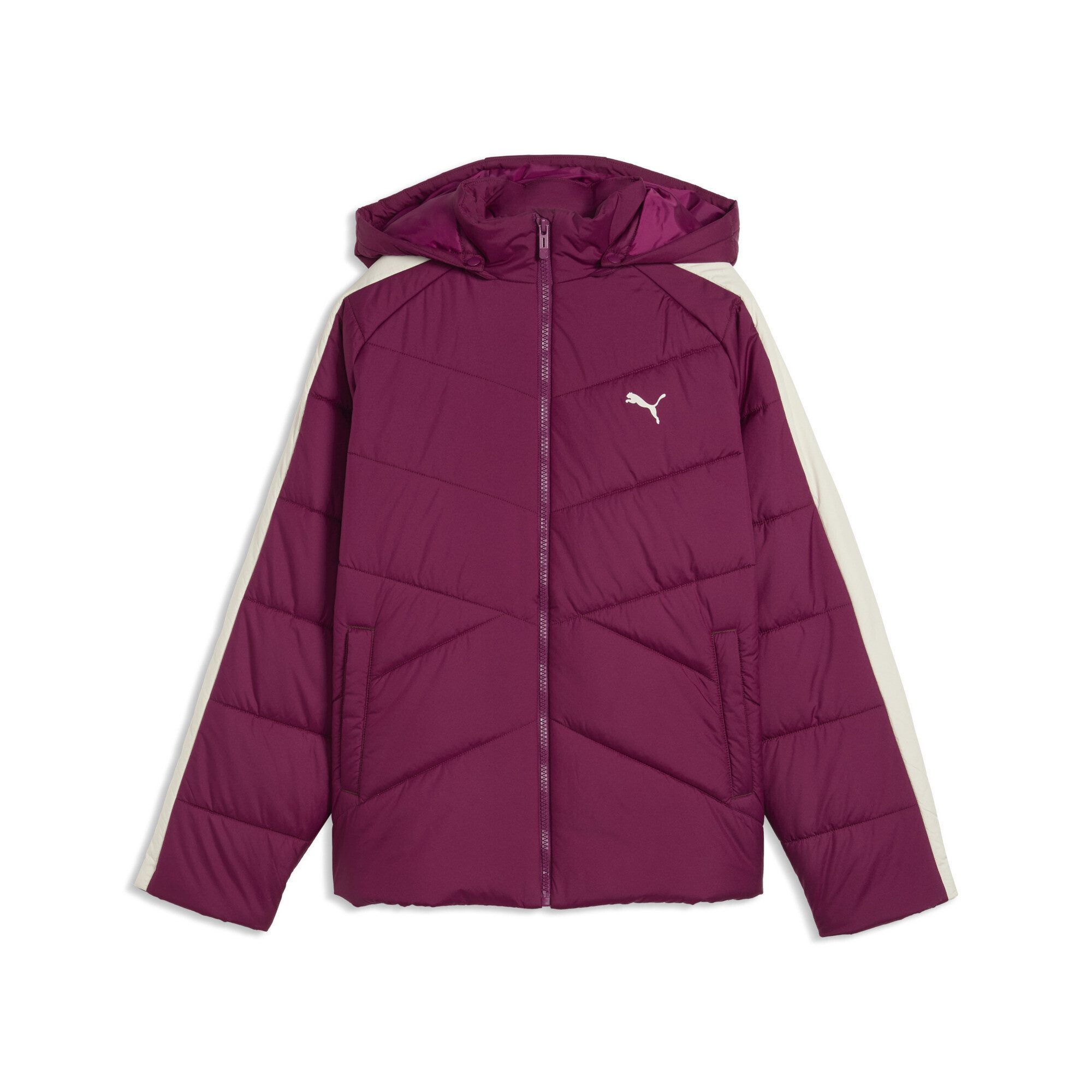 PUMA Winterjacke T7 Pufferjacke mit Reißverschluss Jugendliche