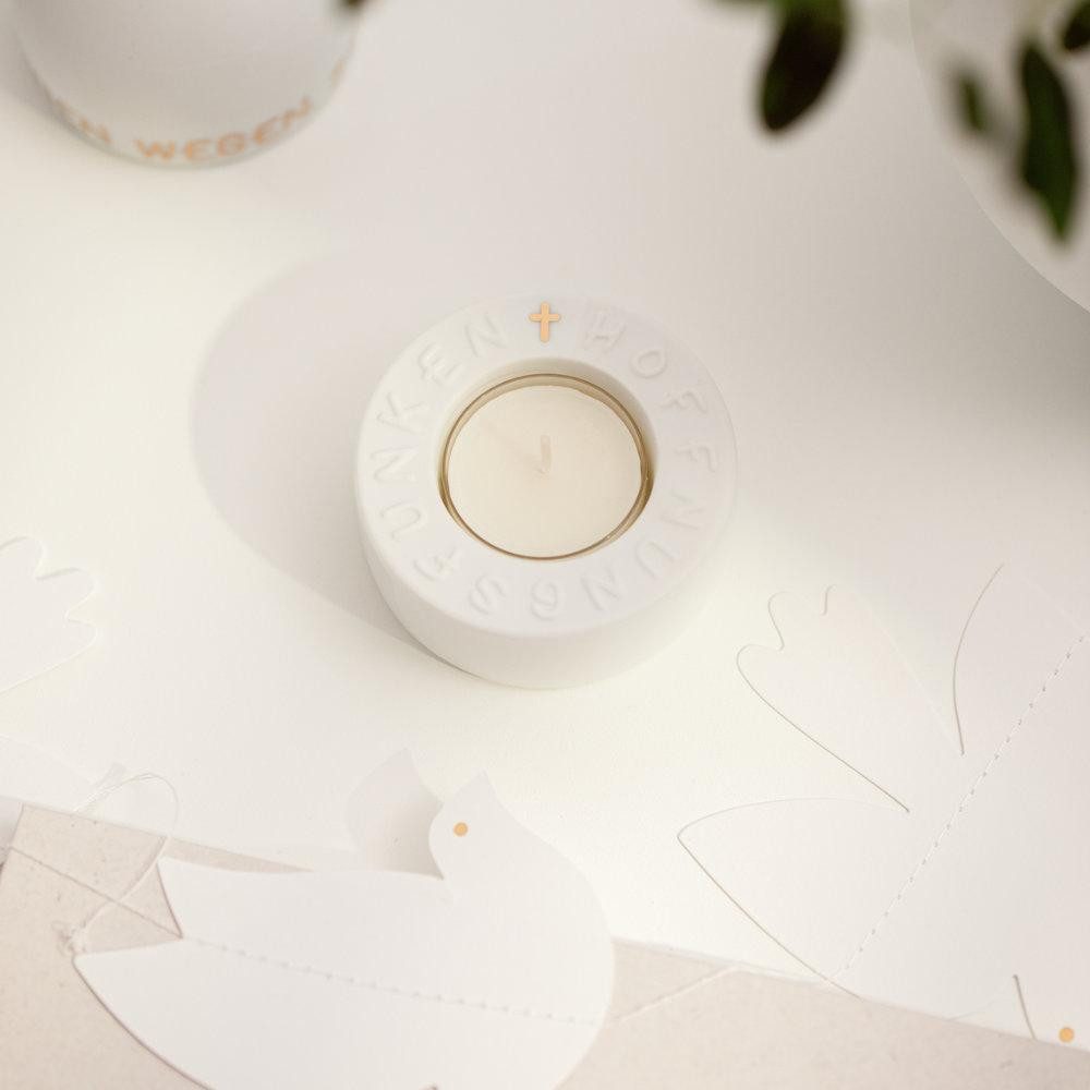 Räder Kerzenhalter Design Teelichthalter Hoffnungsfunken