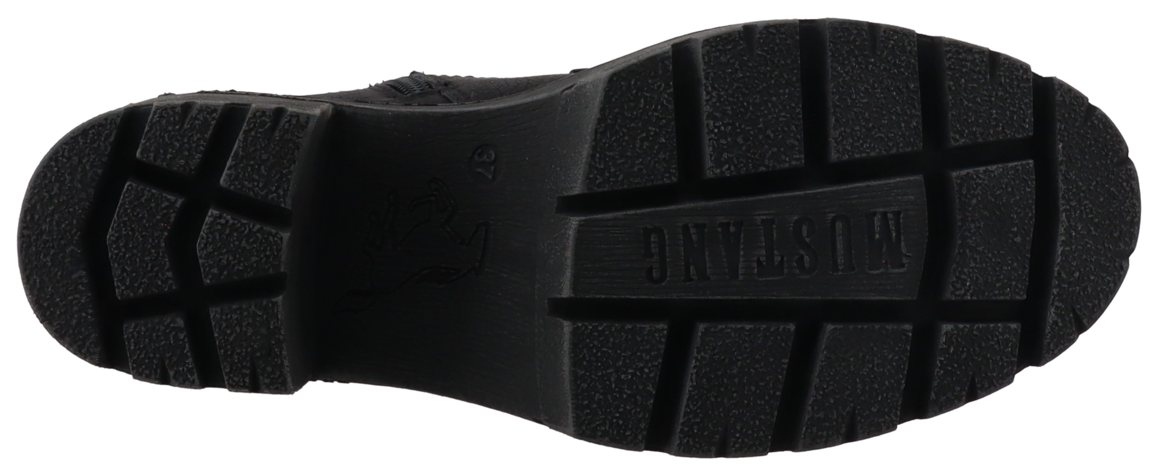 Mustang Shoes Madlin Winterstiefel Snowboots, Winterstiefel mit Textilkragen