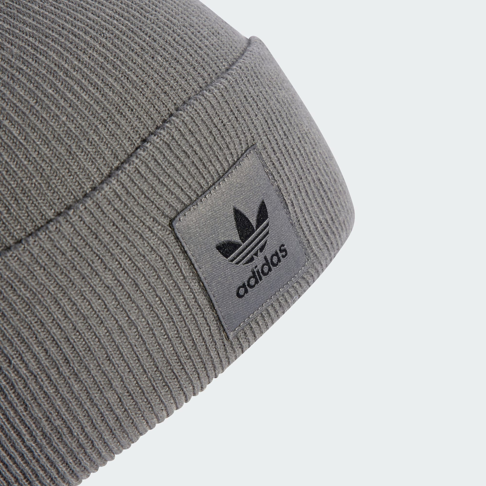 Four adidas MÜTZE CUFF Beanie Grey ADICOLOR Originals