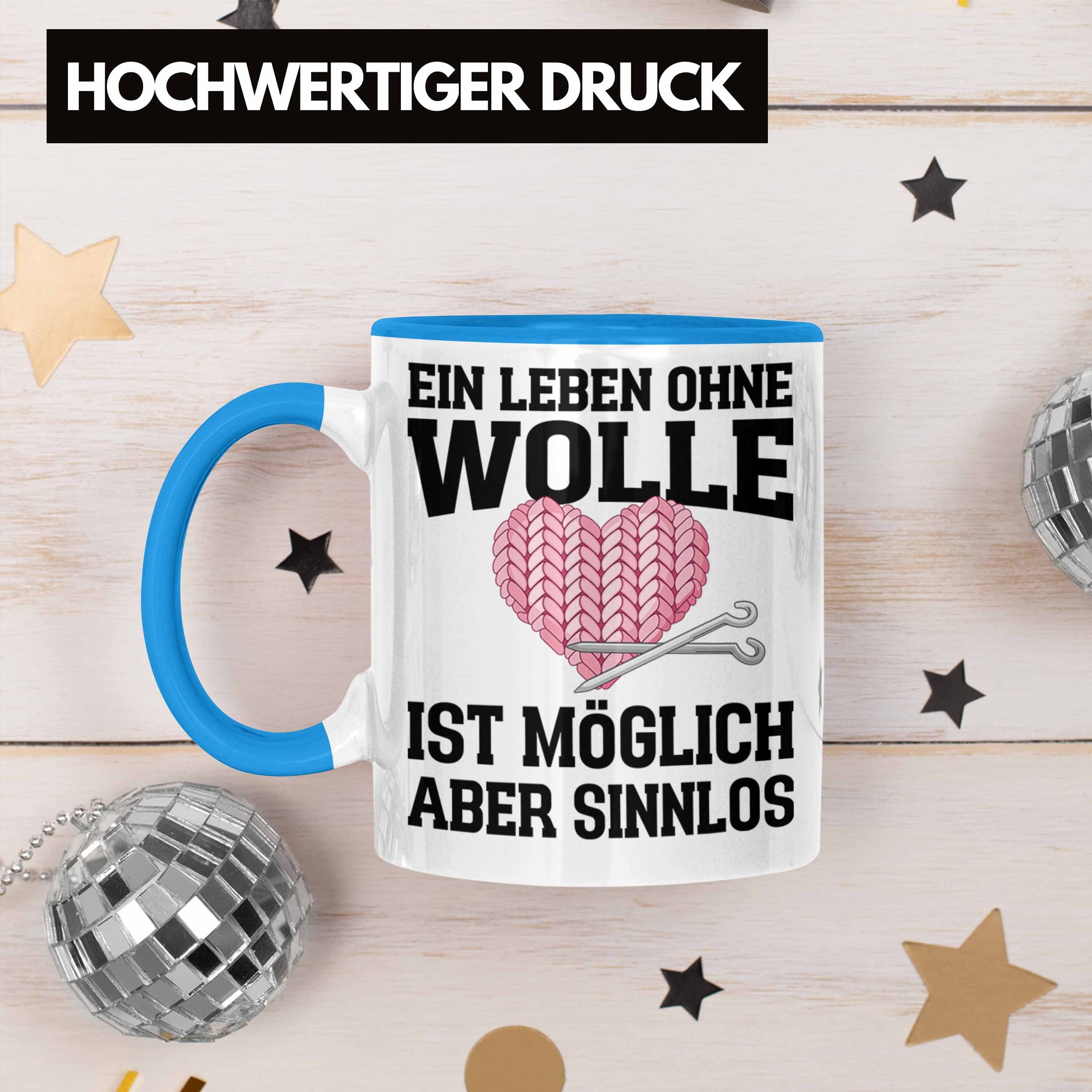 Trendation Tasse Trendation - Häkeln Zubehör Tasse Geschenk Stricken Geschenke Häkel Om