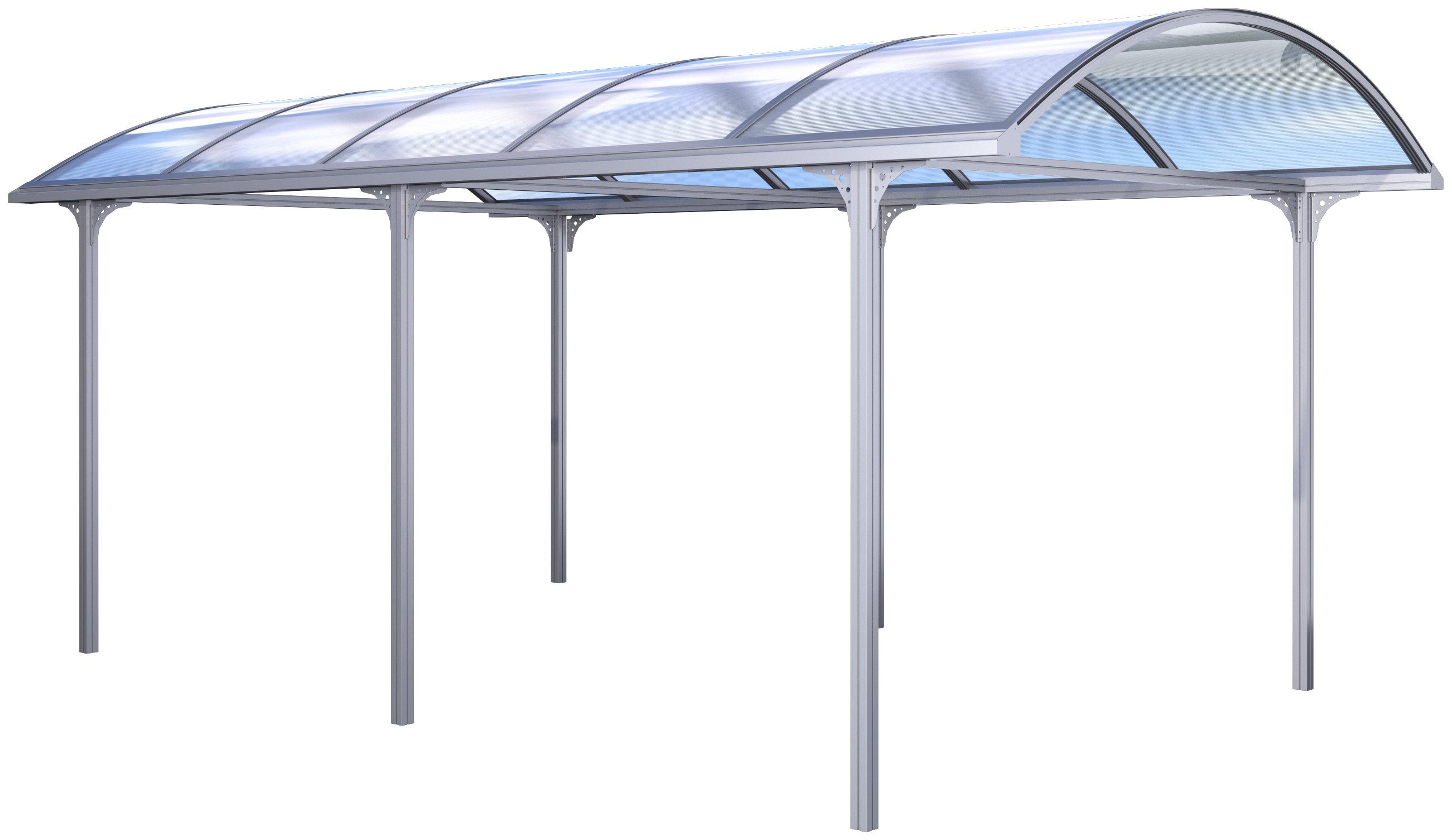 KGT Einzelcarport Elbe, BxT: 312x531 cm, 200 cm Einfahrtshöhe | Carports