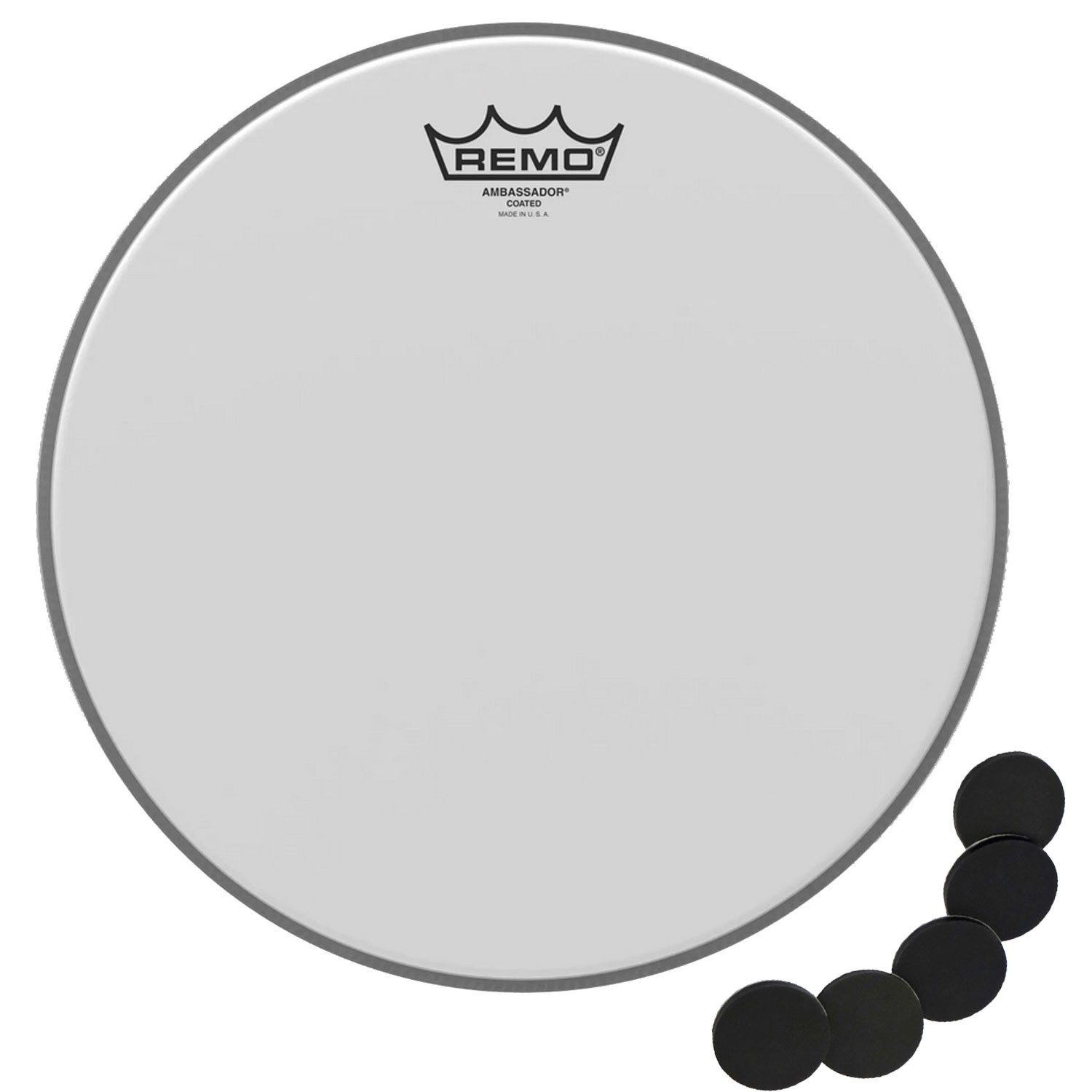 Remo Schlagzeug Remo Ambassador Coated Snare Fell 14 mit Damper Pads,Remo Ambassador, keepdrum Damper Pads , Remo Ambassador, keepdrum Damper Pads 