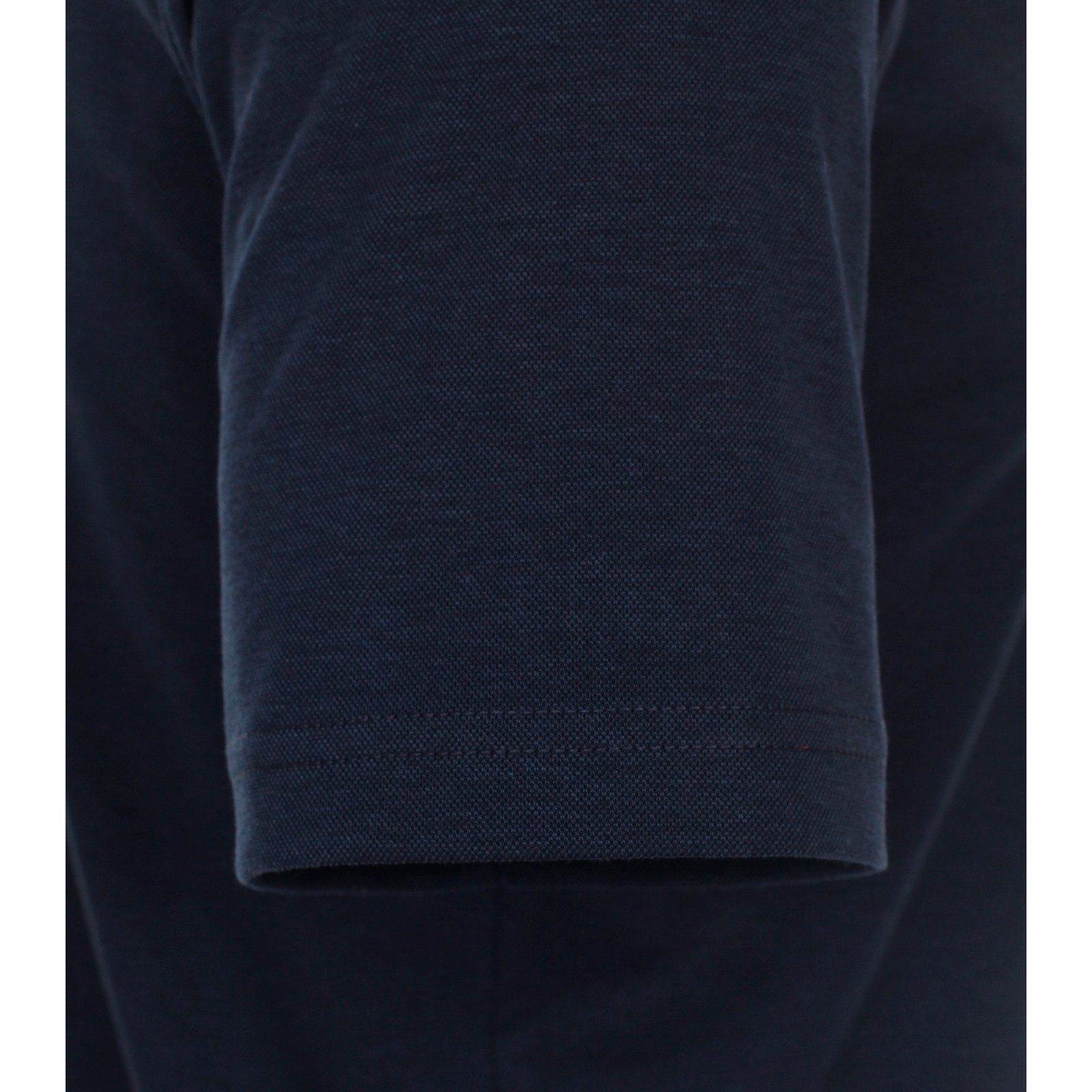 CasaModa T-Shirt CASAMODA dunkelblau Große Größen Langarm-Poloshirt "easy care" Herren
