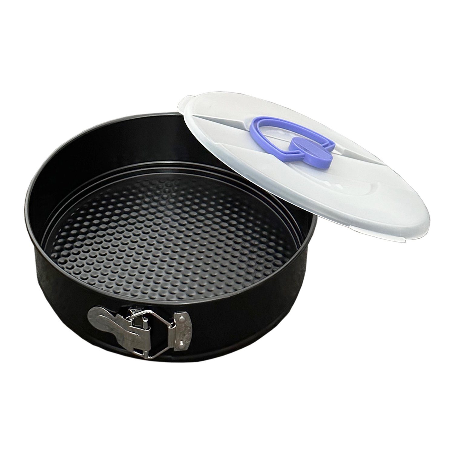 Mojawo Brotbackform Kuchen Springform Backform Kuchenform Deckel antihaftbeschichtet Ø26cm