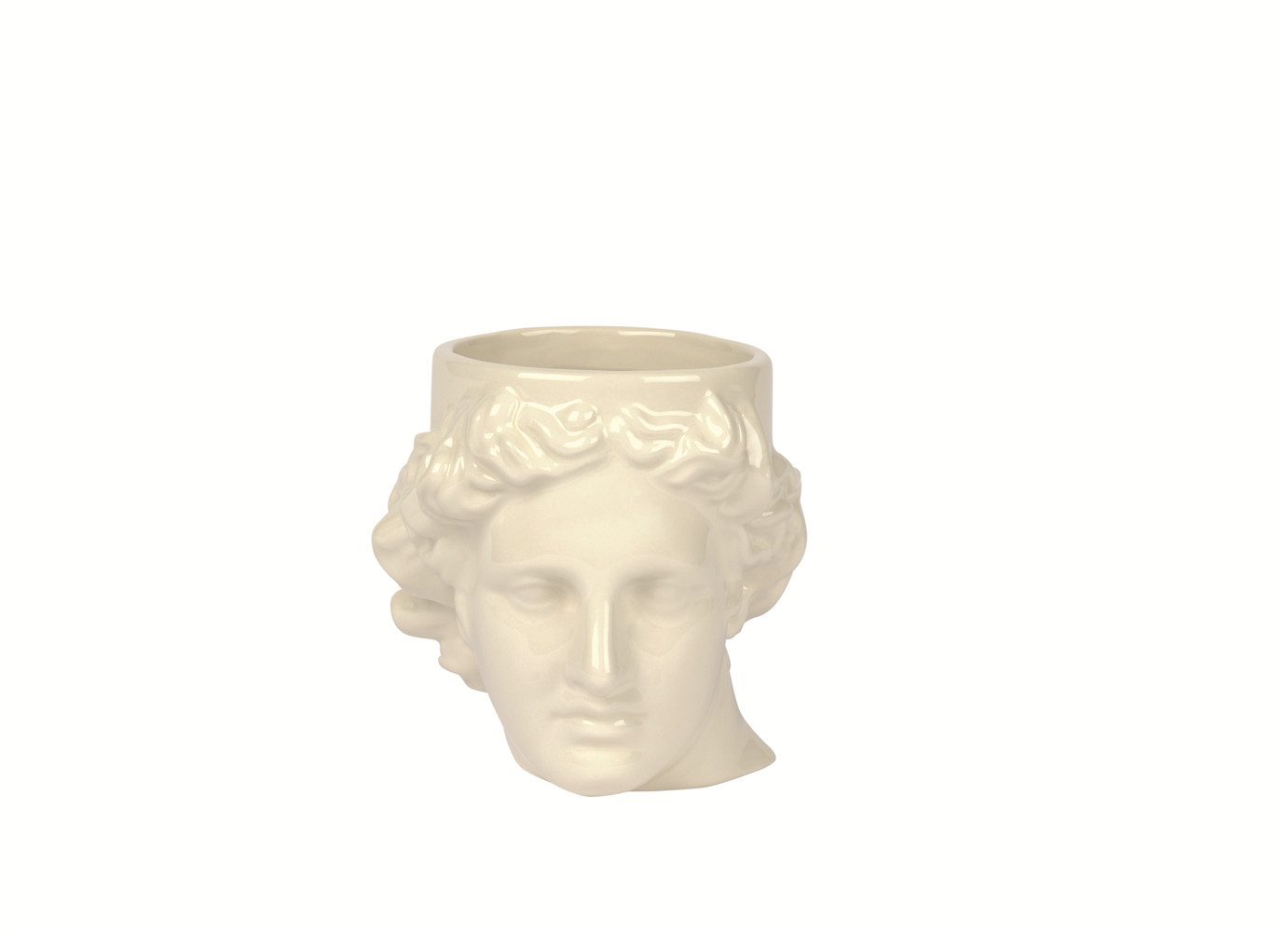 DOIY Becher Message Mugs Tasse Apollo, Keramik, ca. 8 x 14 x 11 cm, für 400 ml