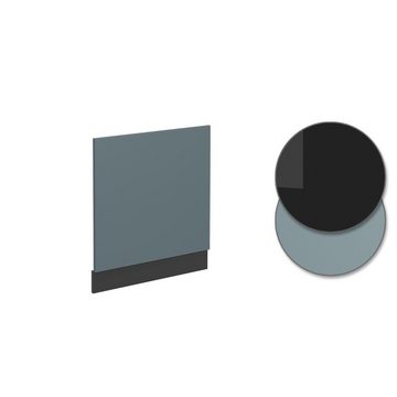 Vicco Blende Geschirrspülblende R-Line Anthrazit Blau Grau 60 cm, Zubehör für teilintegrierte Geschirrspüler