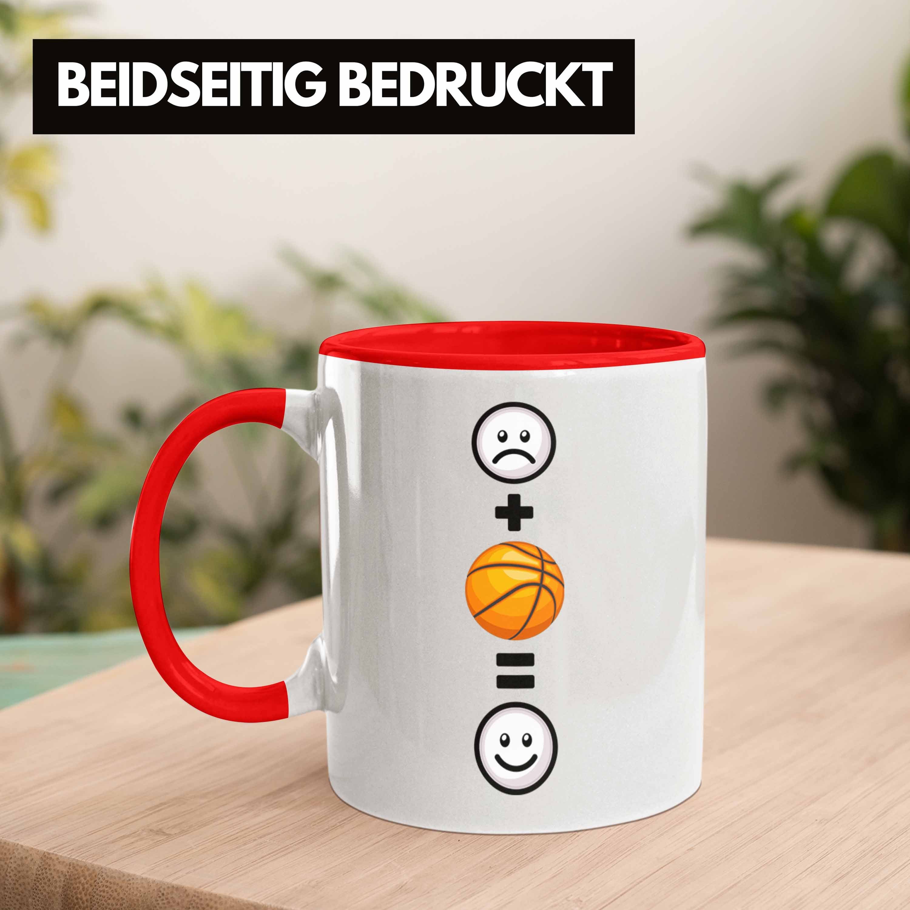 Lustige Tasse für Ge Rot Tasse Geburtstag Basketball-Spieler Trendation Geschenk Basketball