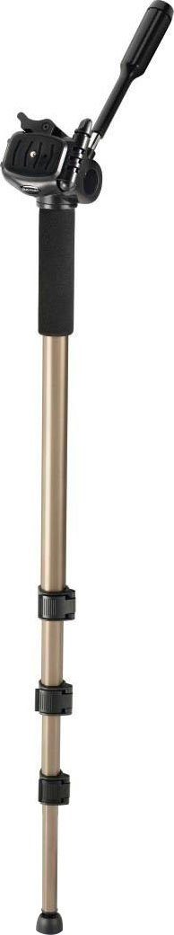 Hama Einbeinstativ für Foto- und Videokameras mit 3D 3-Wege-Stativkopf Einbeinstativ (3 fach ausziehbar von 61 - 176 cm, Schnellwechselplatte)