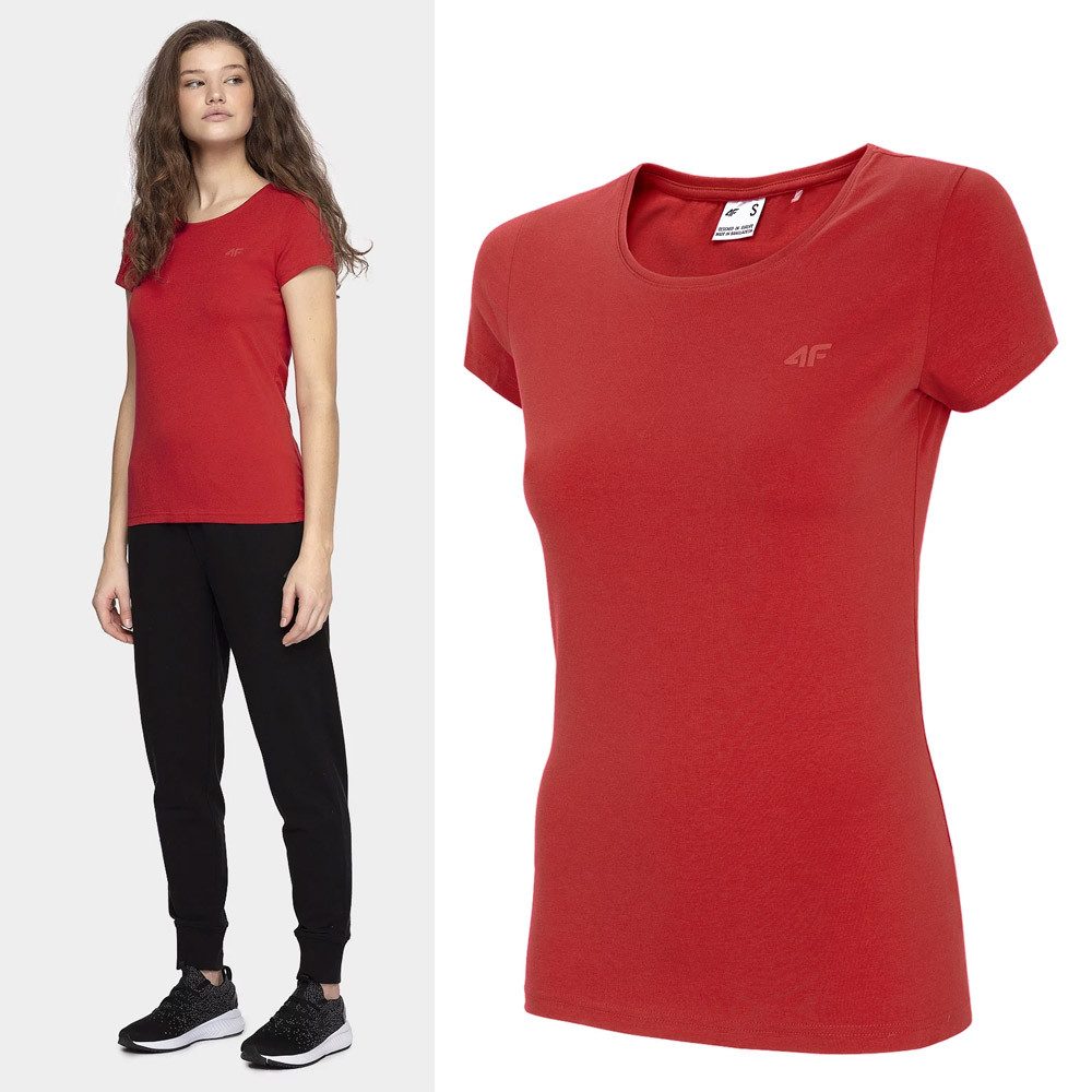 4F Kurzarmshirt 4F- Damen Basic T-Shirt günstig online kaufen