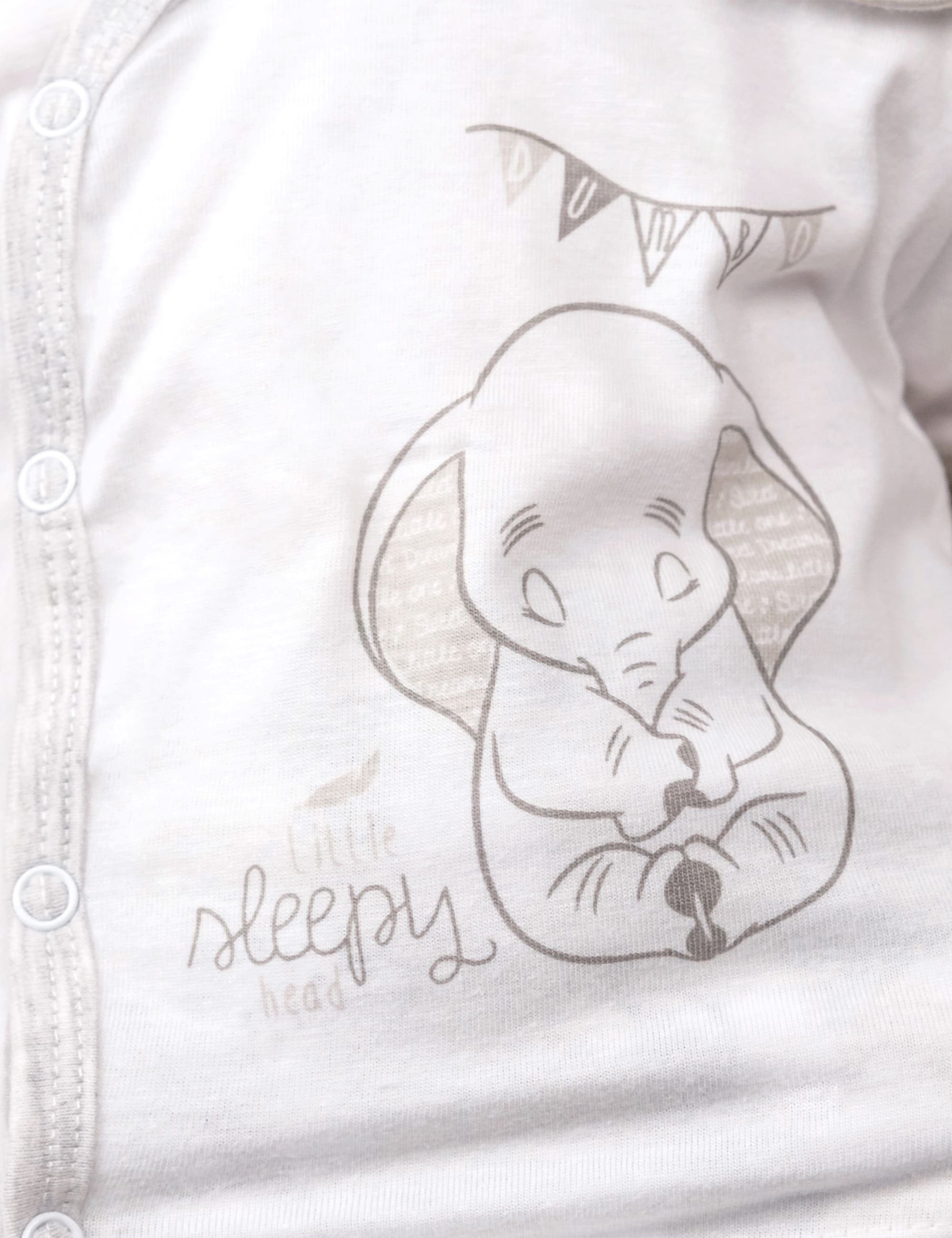 Disney Shirt, Strampler, Jäckchen, Set Dumbo 5 Mütze Teile) & (1-tlg., Wolken Schühchen