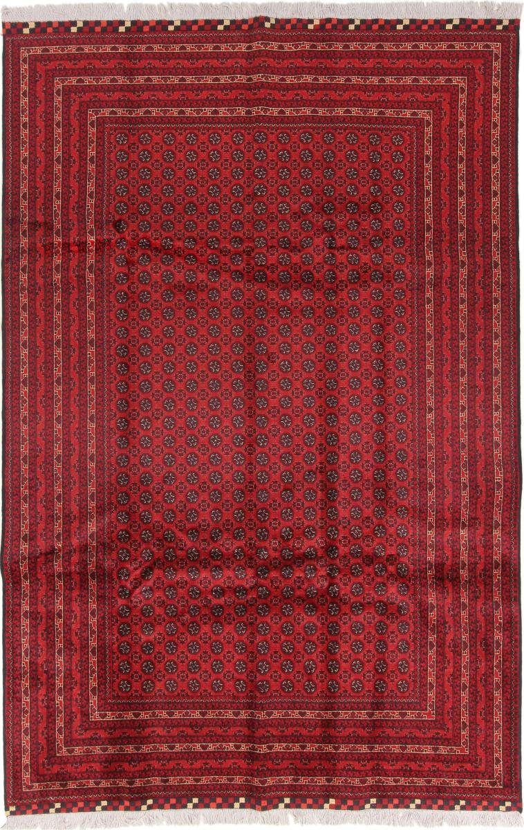 Orientteppich Afghan Mauri 199x299 Handgeknüpfter Orientteppich, Nain Trading, rechteckig, Höhe: 6 mm
