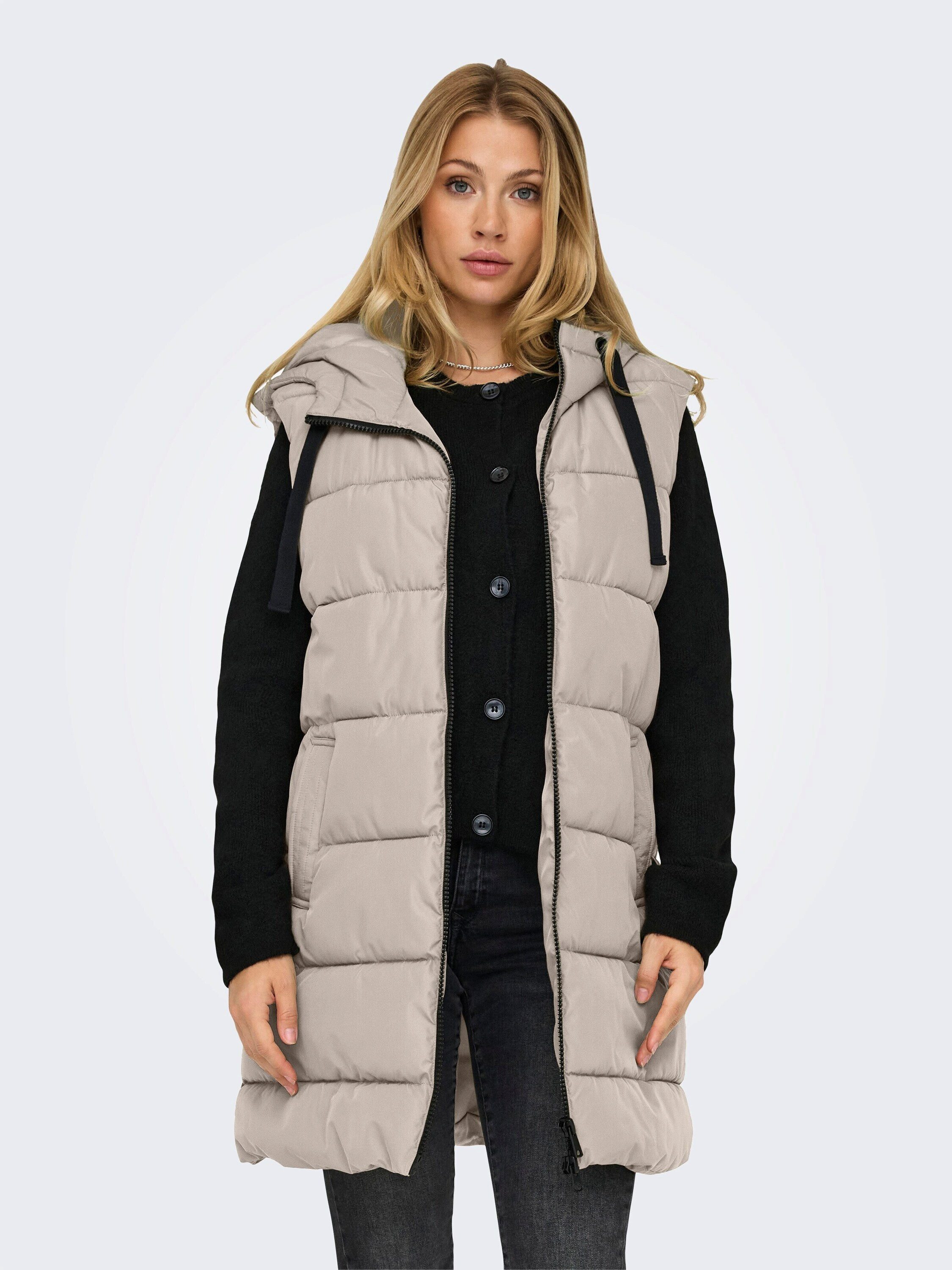ONLY Steppweste Clair (1-tlg) Plain/ohne Details günstig online kaufen