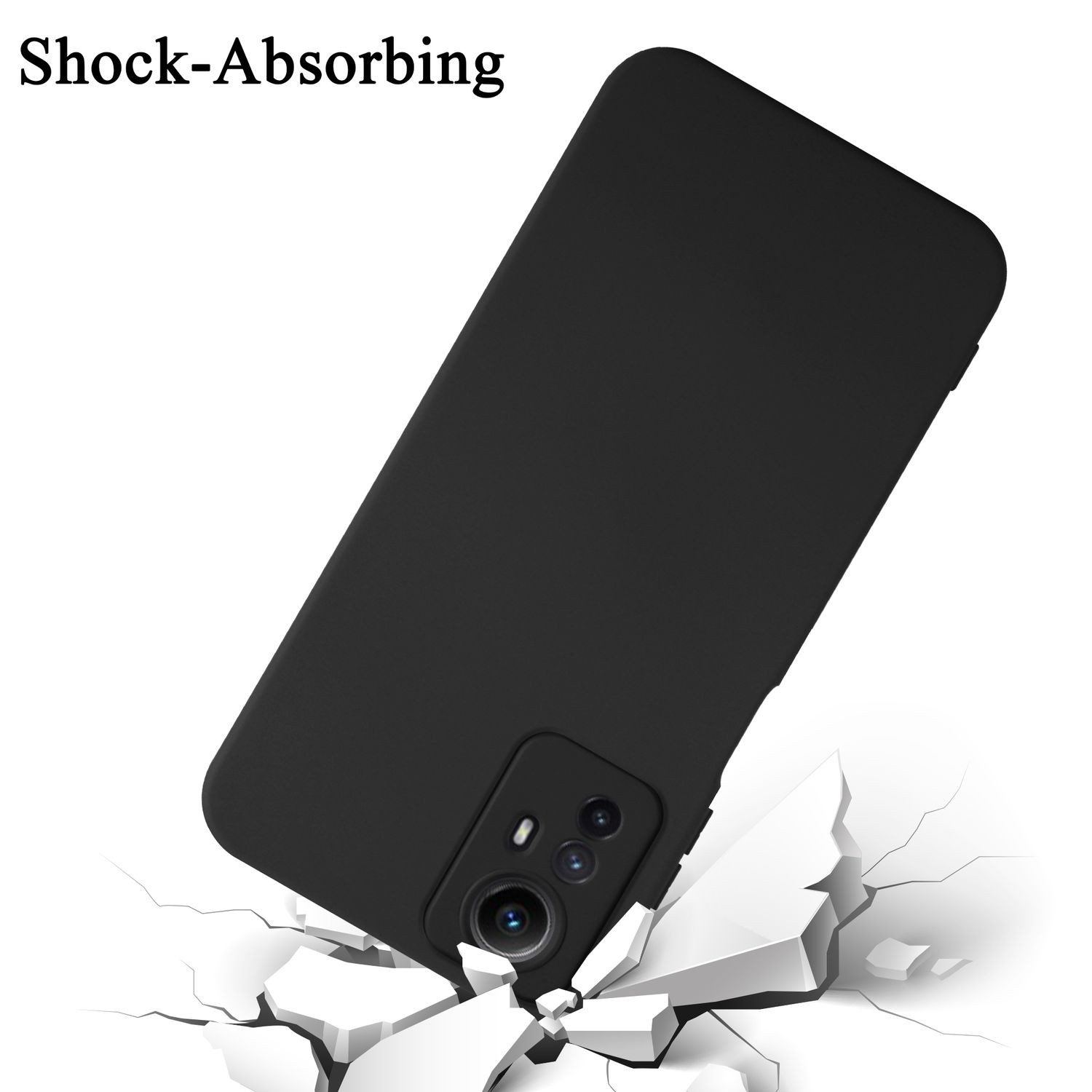 Cadorabo Handyhülle für Redmi Note 12S Hülle Redmi Note 12S, Flexible Hülle TPU Silikon Schutzhülle Back Cover Case